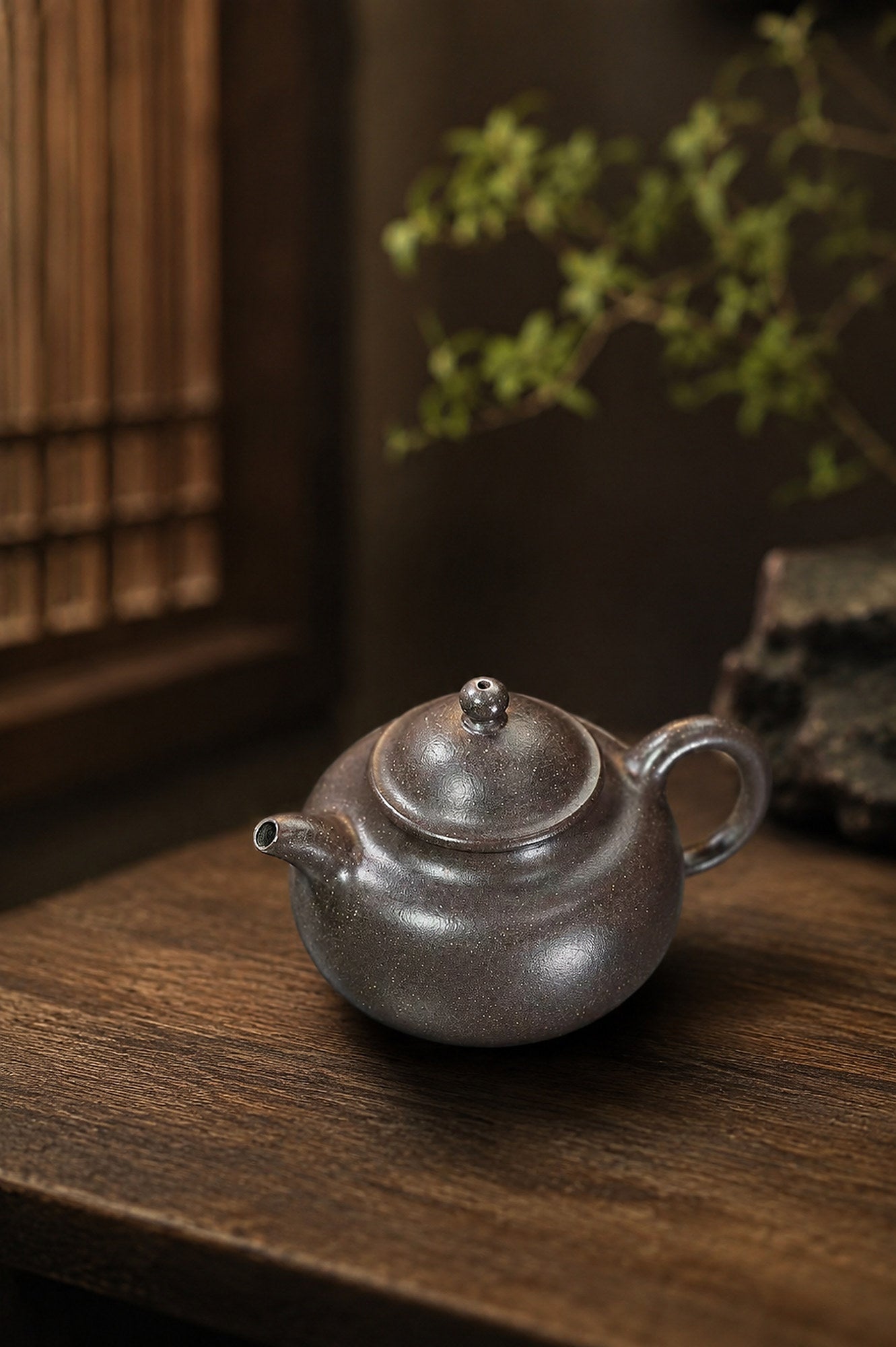 Product view 2 of 150ml San Zu Ru Ding zisha teapot in Tianqingni Clay, No. 354