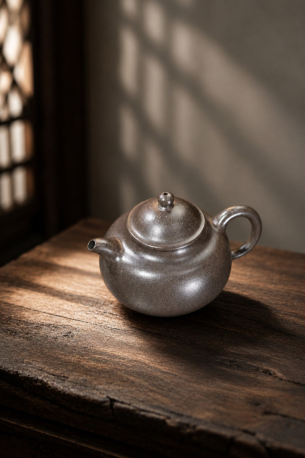 Product view 6 of 150ml San Zu Ru Ding zisha teapot in Tianqingni Clay, No. 354