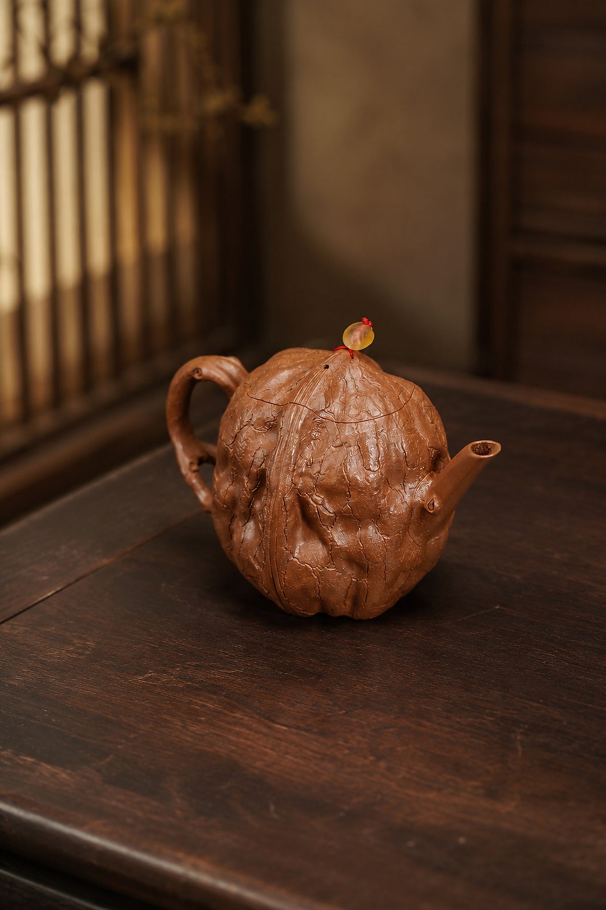 Product view 8 of 130ml Sculptural Form zisha teapot in Aged Duanni Clay, No. 268