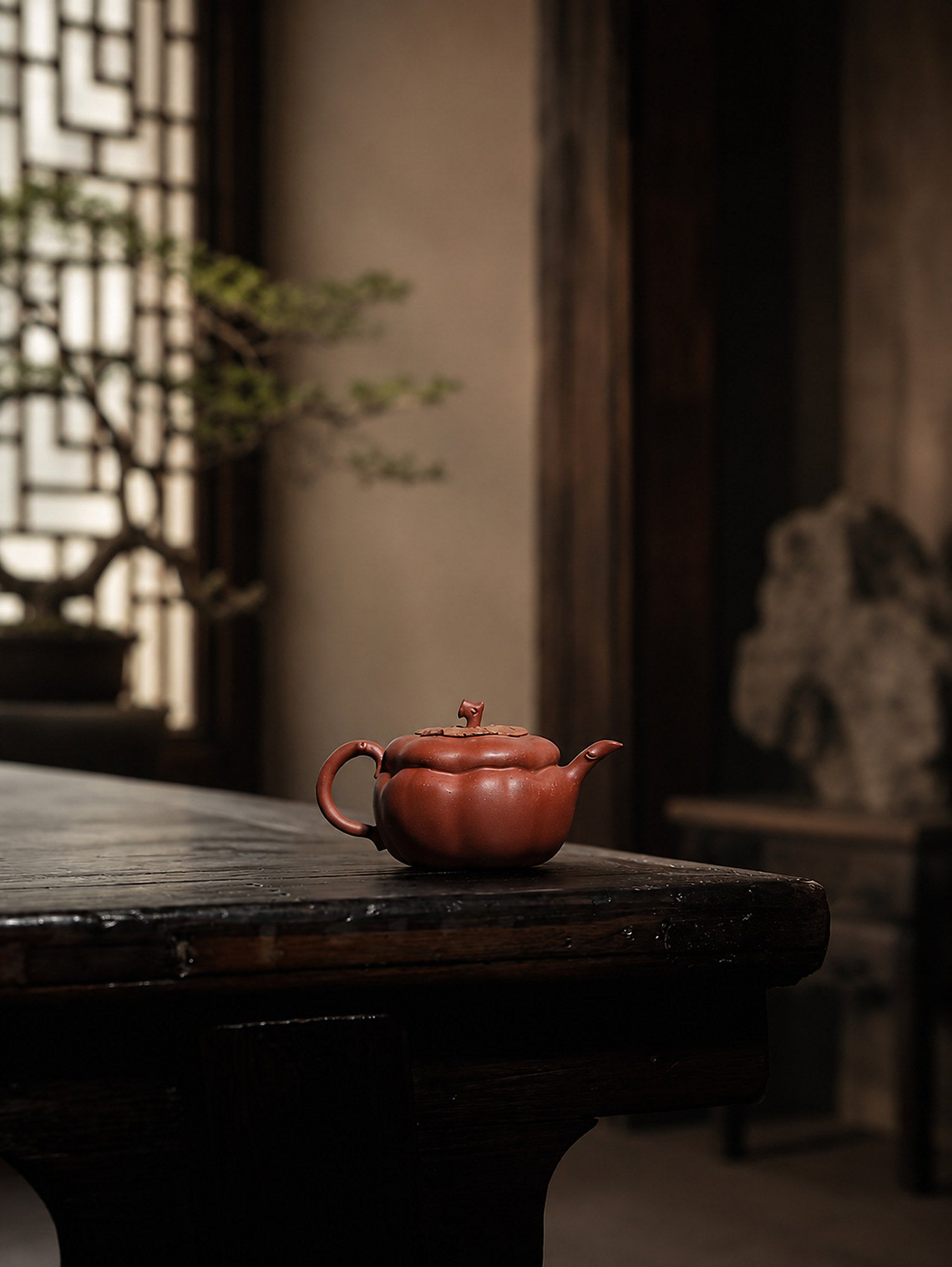 Product view 2 of 125ml Sculptural Form zisha teapot in Aged Duanni Clay, No. 297