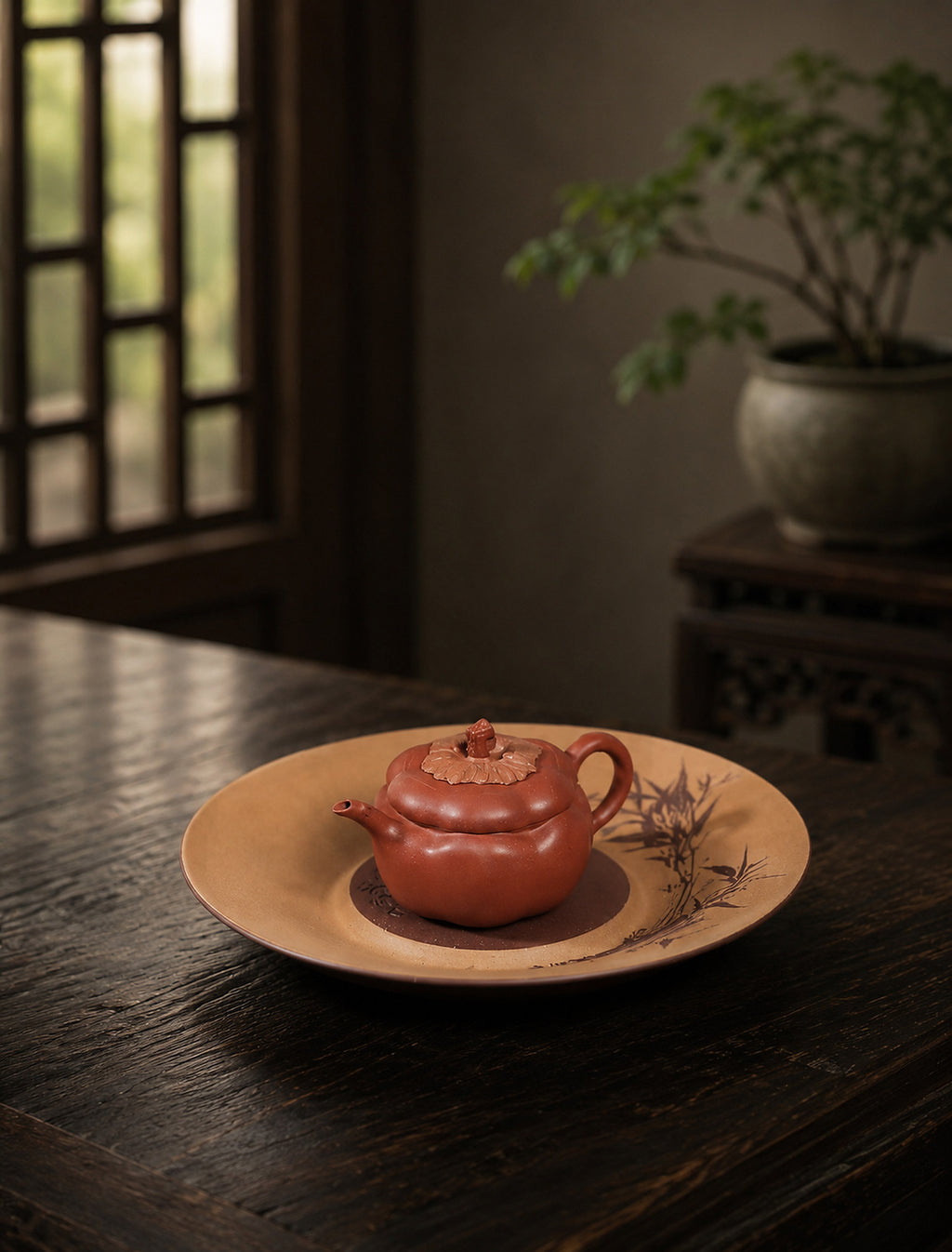 Product view 7 of 125ml Sculptural Form zisha teapot in Aged Duanni Clay, No. 297
