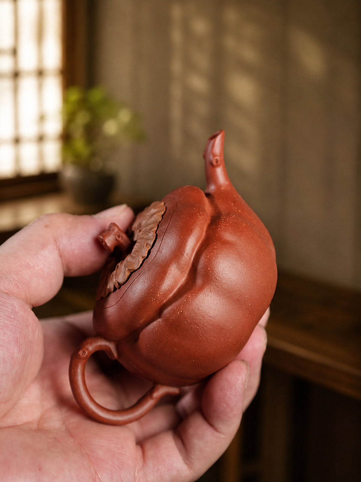 Product view 8 of 125ml Sculptural Form zisha teapot in Aged Duanni Clay, No. 297