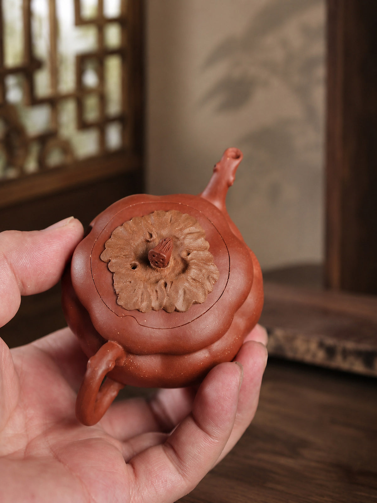 Product view 9 of 125ml Sculptural Form zisha teapot in Aged Duanni Clay, No. 297
