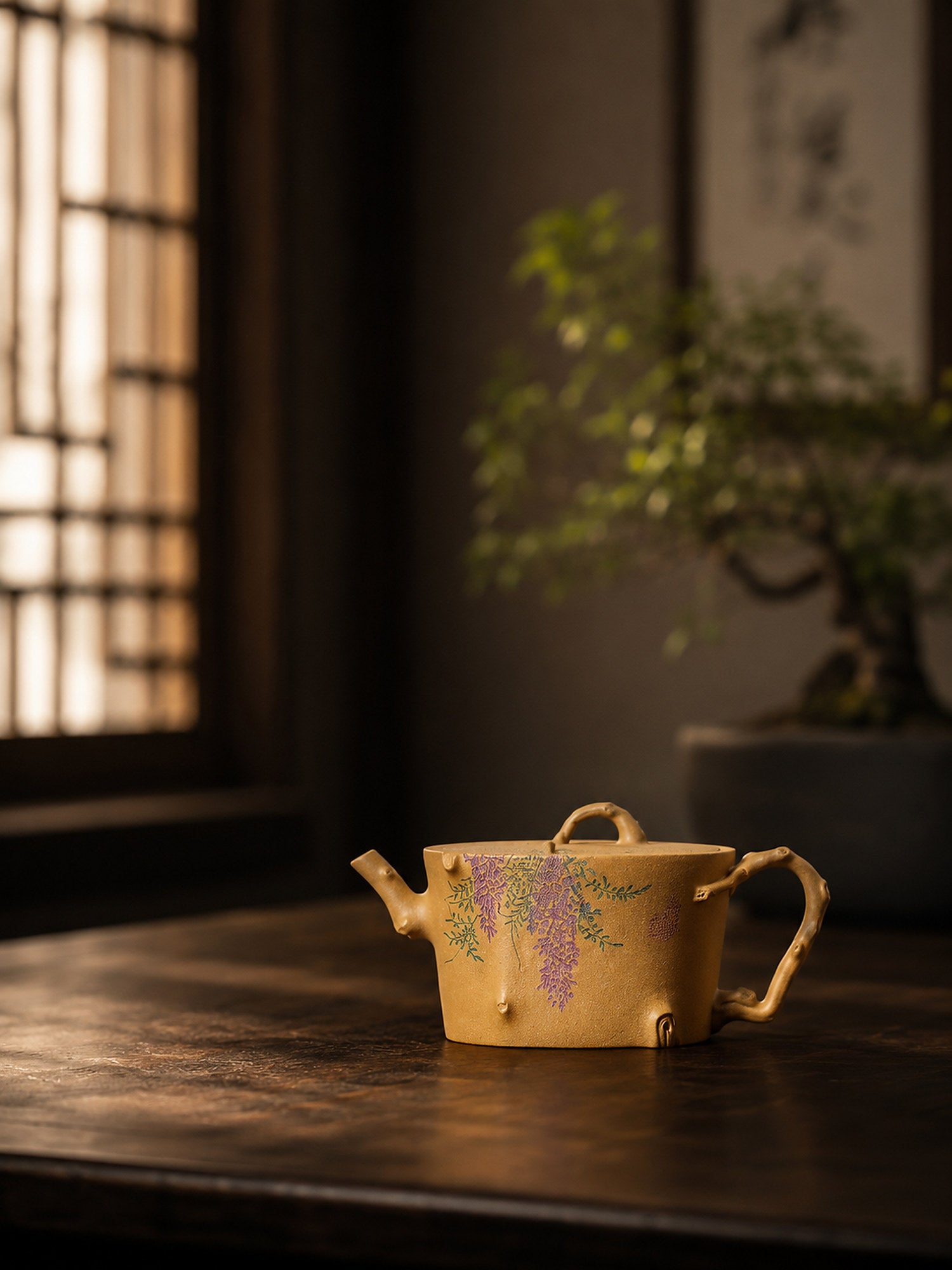 Product view 2 of 150ml Sculptural Form zisha teapot in Aged Duanni Clay, No. 313