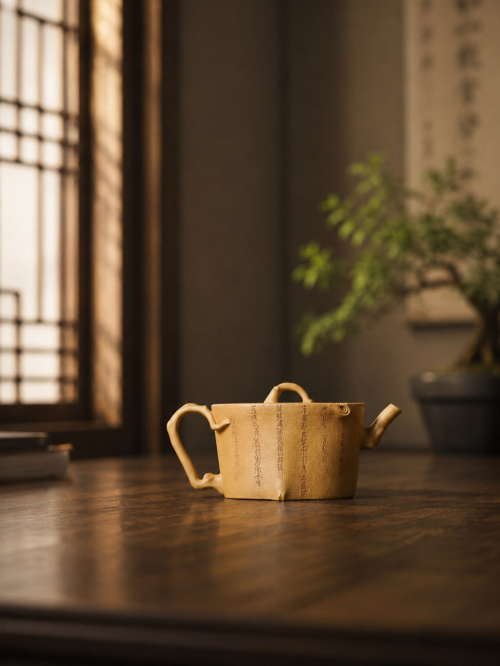 Product view 4 of 150ml Sculptural Form zisha teapot in Aged Duanni Clay, No. 313
