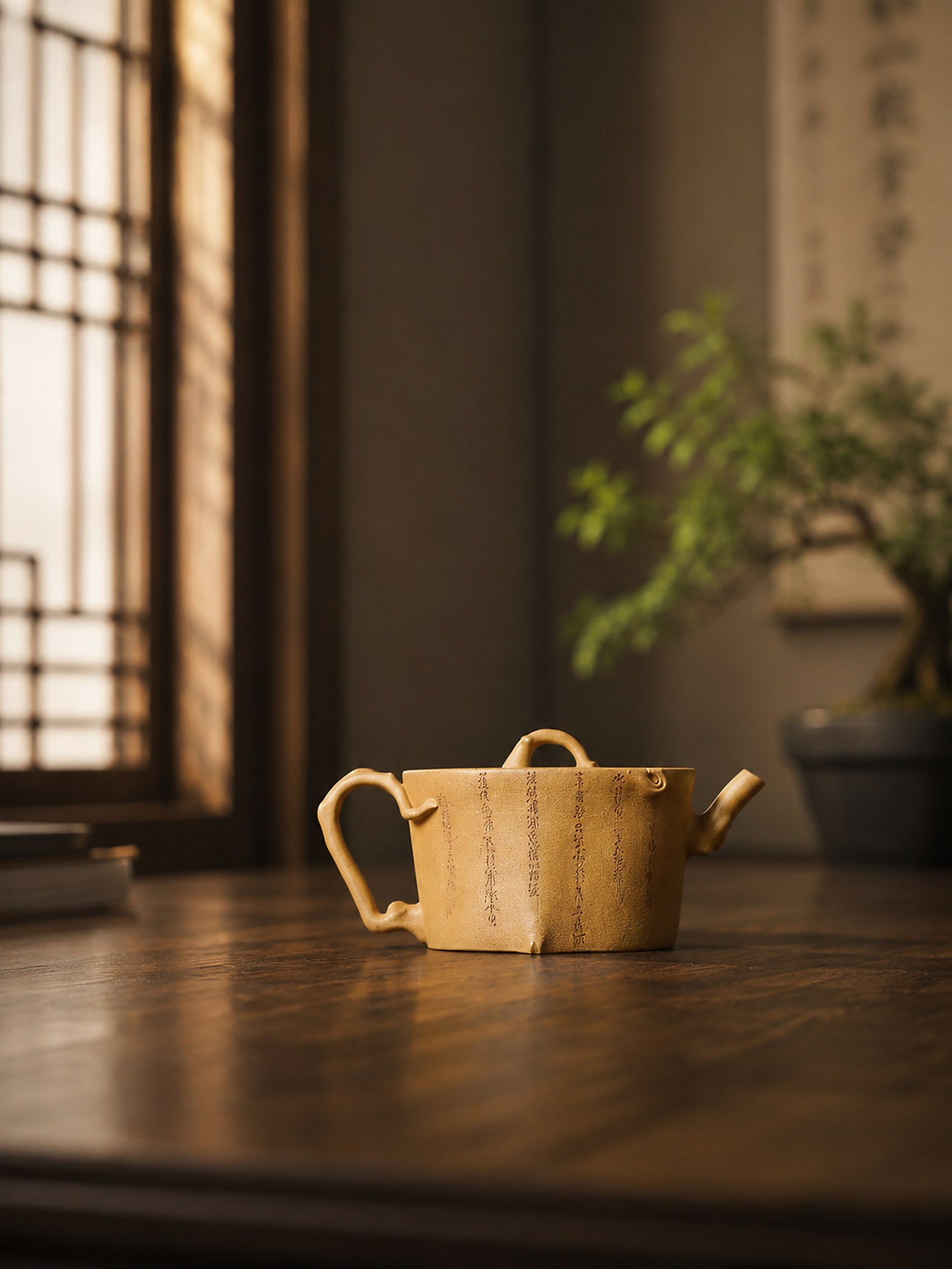 Product view 4 of 150ml Sculptural Form zisha teapot in Aged Duanni Clay, No. 313