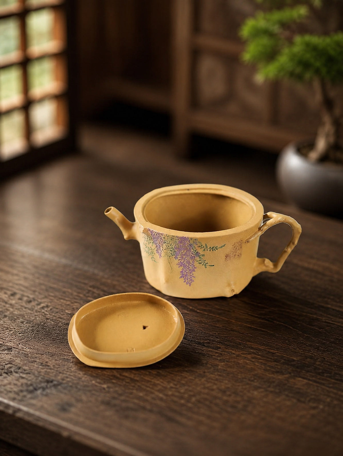 Product view 8 of 150ml Sculptural Form zisha teapot in Aged Duanni Clay, No. 313