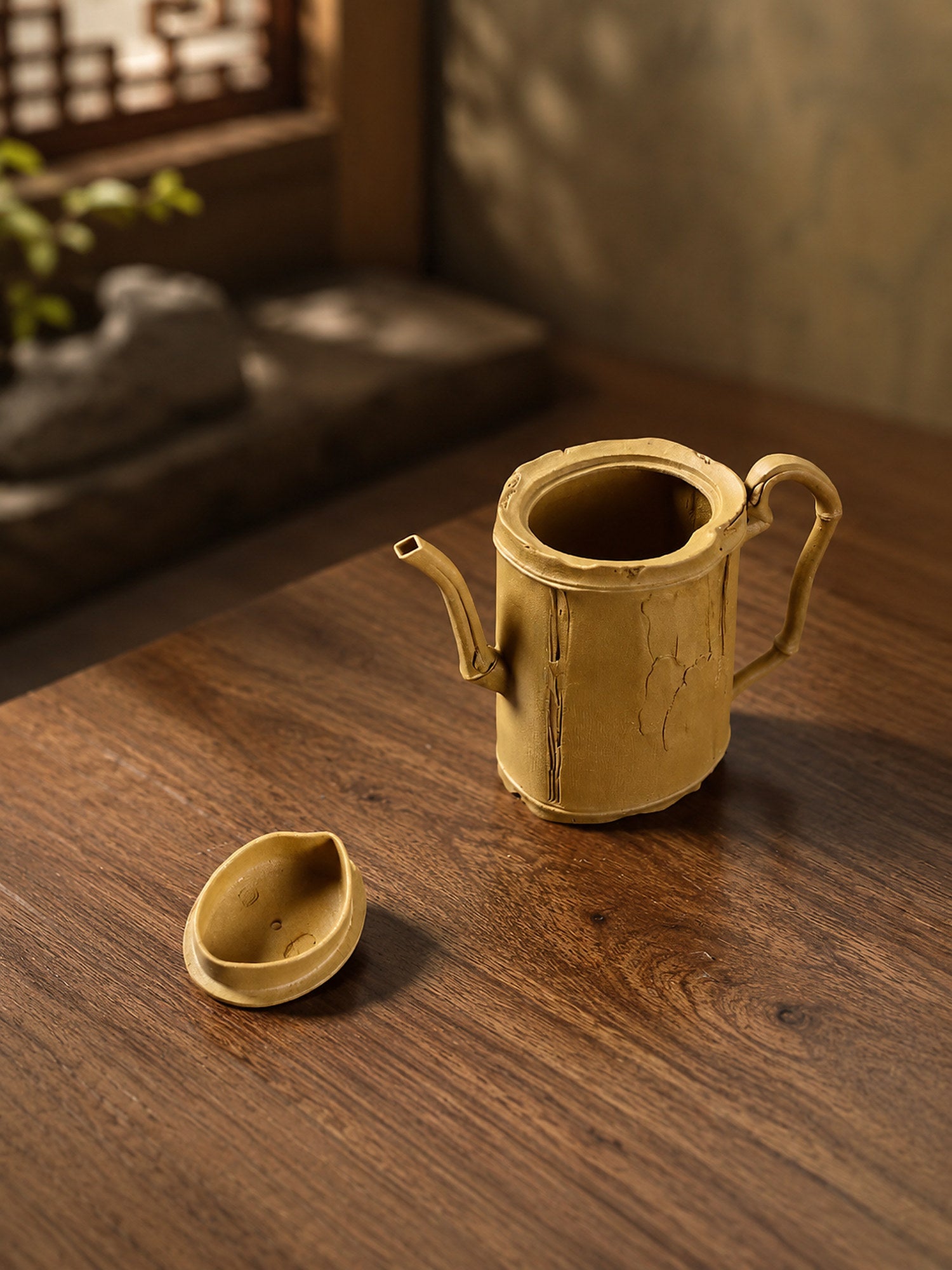 Product view 2 of 150ml Sculptural Form zisha teapot in Aged Duanni Clay, No. 317