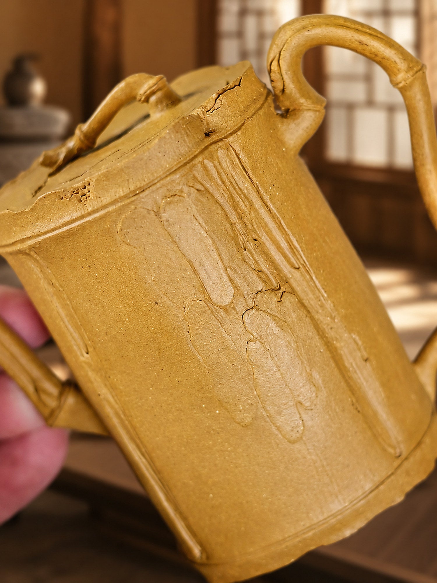 Product view 3 of 150ml Sculptural Form zisha teapot in Aged Duanni Clay, No. 317