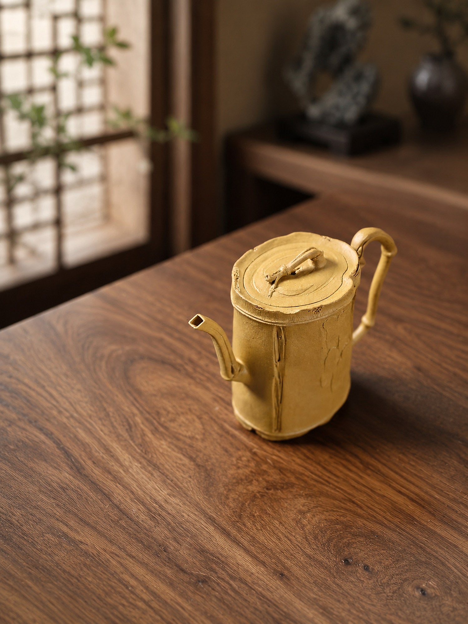 Product view 5 of 150ml Sculptural Form zisha teapot in Aged Duanni Clay, No. 317
