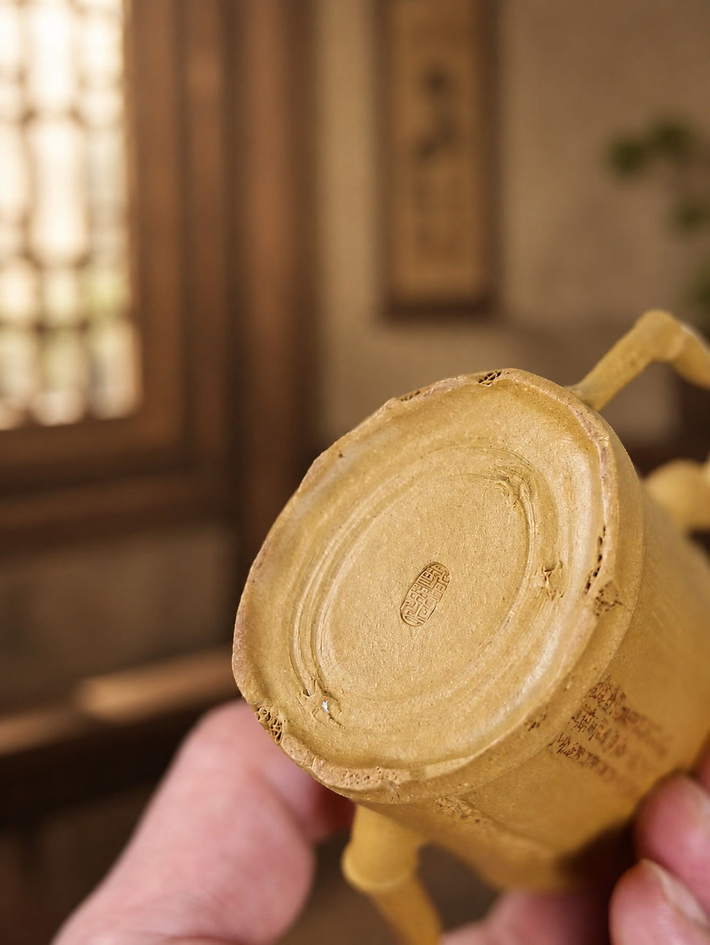 Product view 6 of 150ml Sculptural Form zisha teapot in Aged Duanni Clay, No. 317
