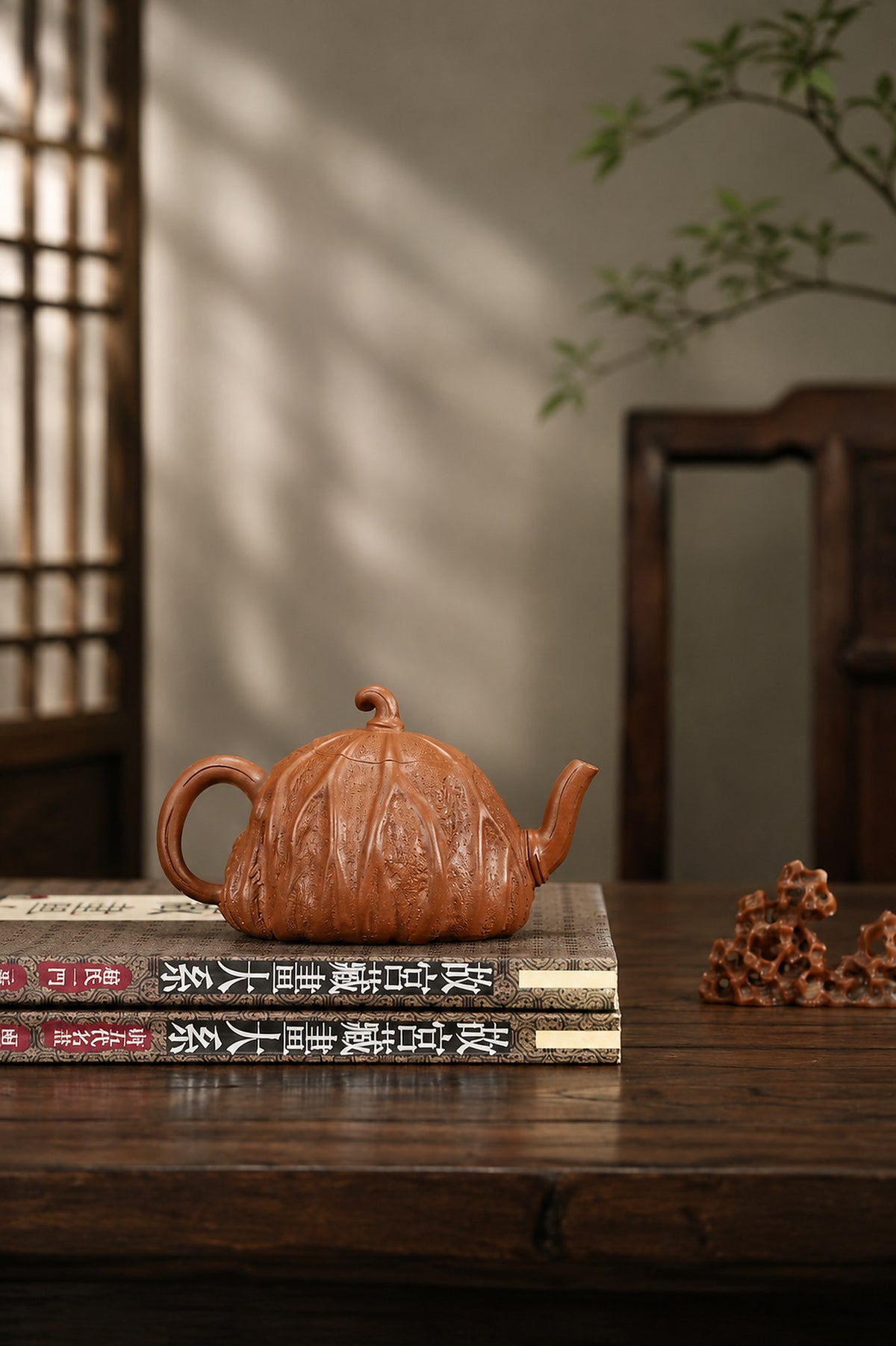 Product view 7 of 260ml Sculptural Form zisha teapot in Aged Duanni Clay, No. 356