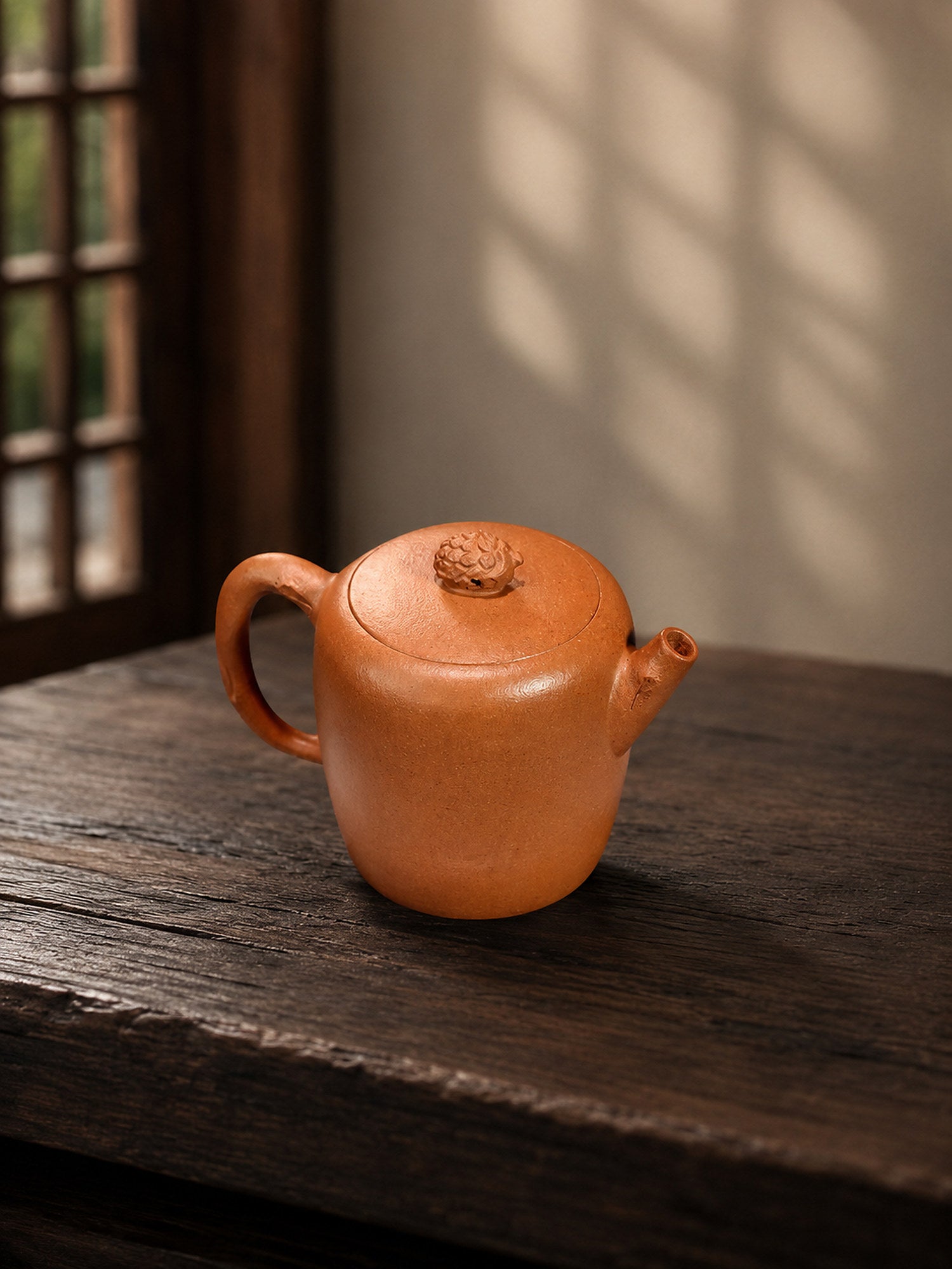 Product view 2 of 160ml Sculptural Form zisha teapot in Aged Duanni Clay, No. 388