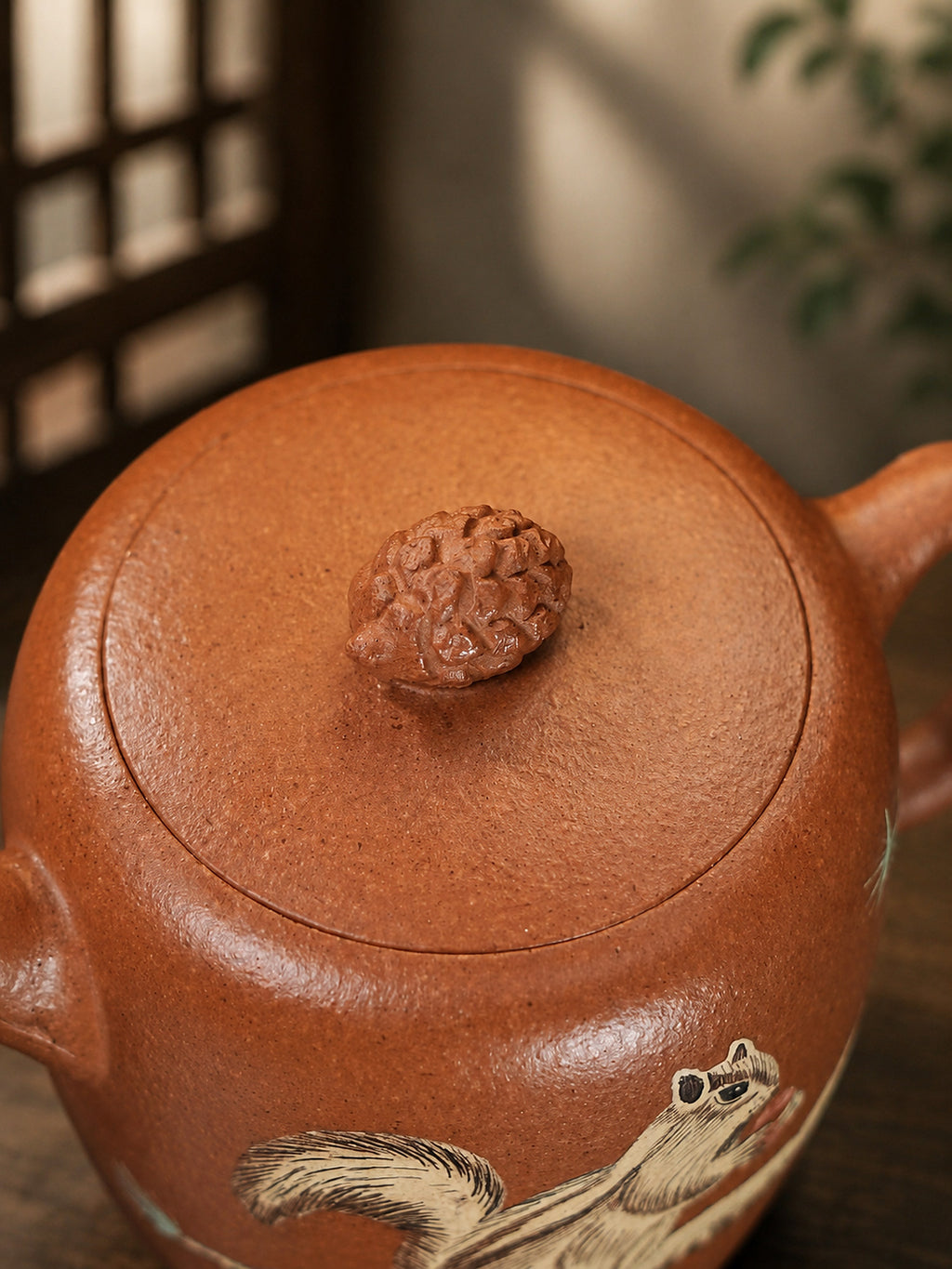 Product view 7 of 160ml Sculptural Form zisha teapot in Aged Duanni Clay, No. 388