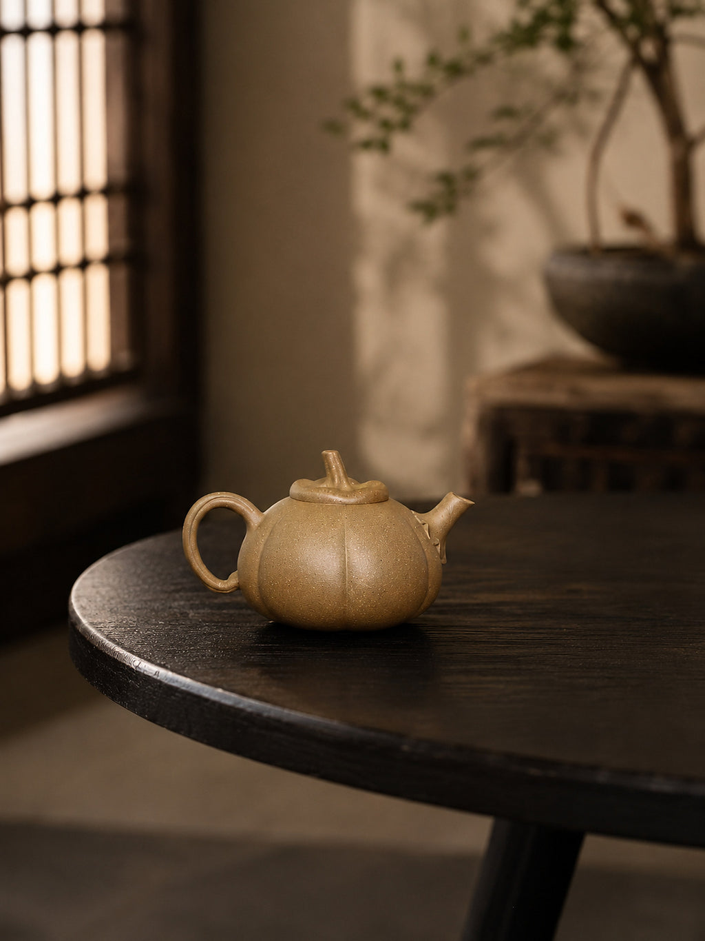 Product view 4 of 130ml Sculptural Form zisha teapot in Aged Duanni Clay, No. 415