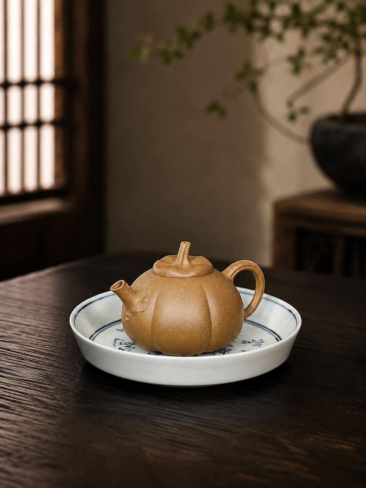 Product view 7 of 130ml Sculptural Form zisha teapot in Aged Duanni Clay, No. 415