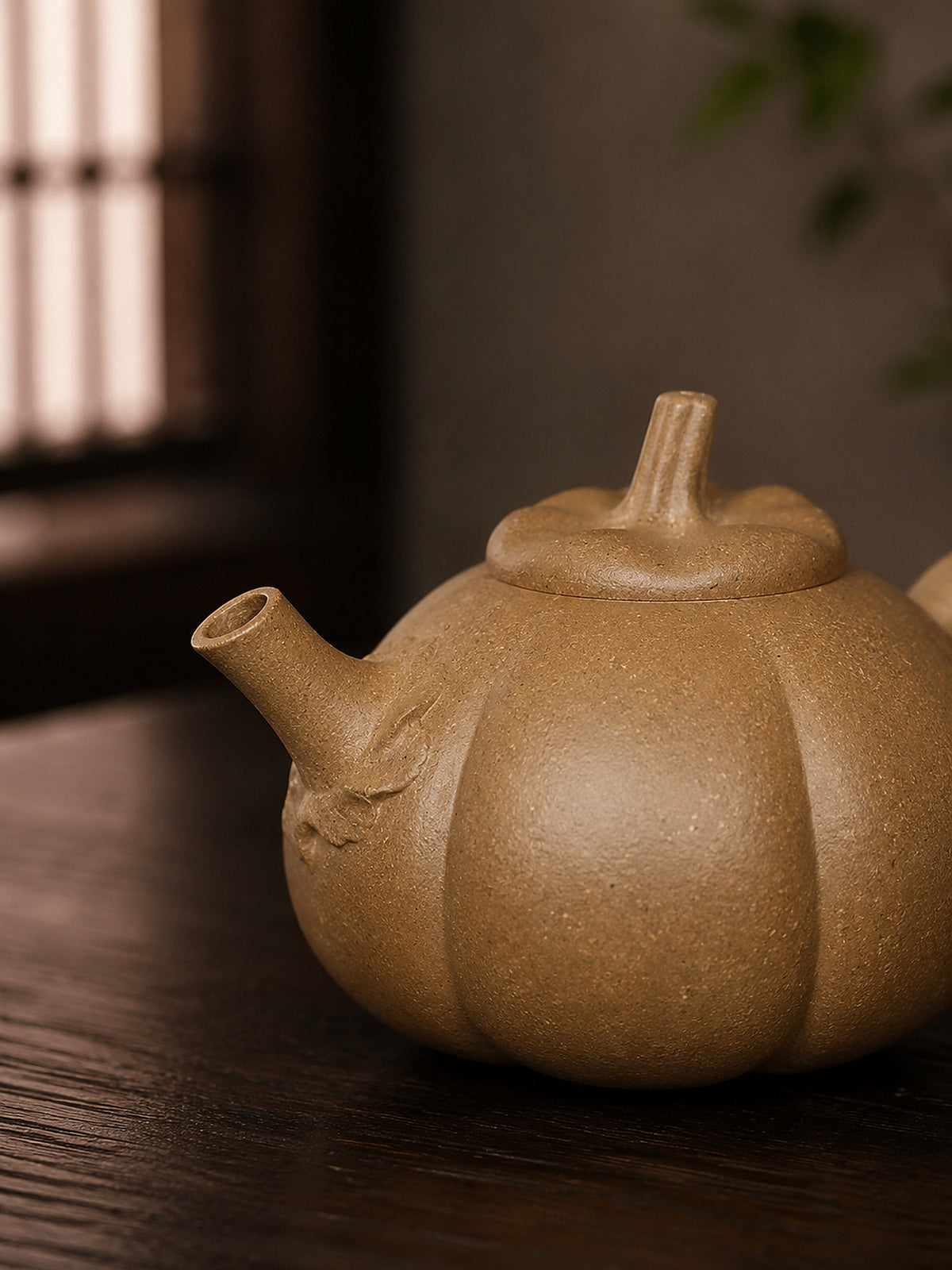 Product view 8 of 130ml Sculptural Form zisha teapot in Aged Duanni Clay, No. 415
