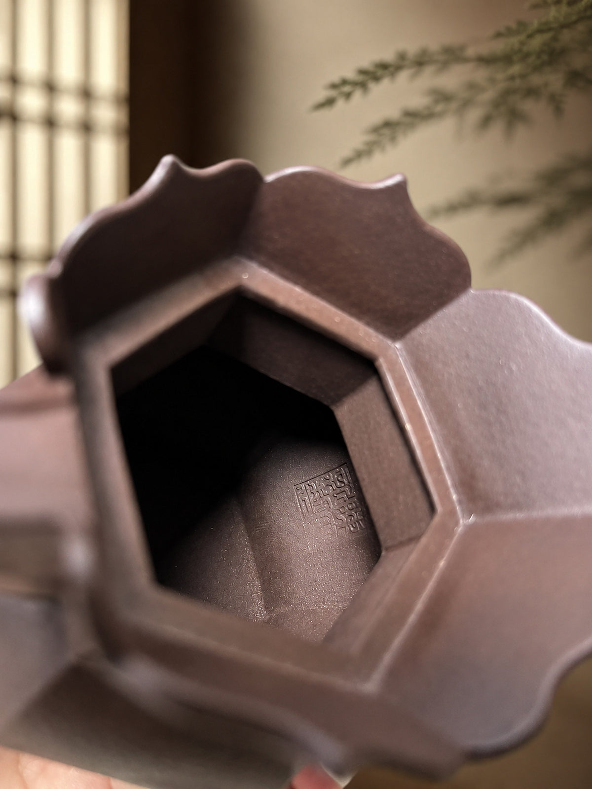 Product view 9 of 160ml Sculptural Form zisha teapot in Aged Zini Clay, No. 363