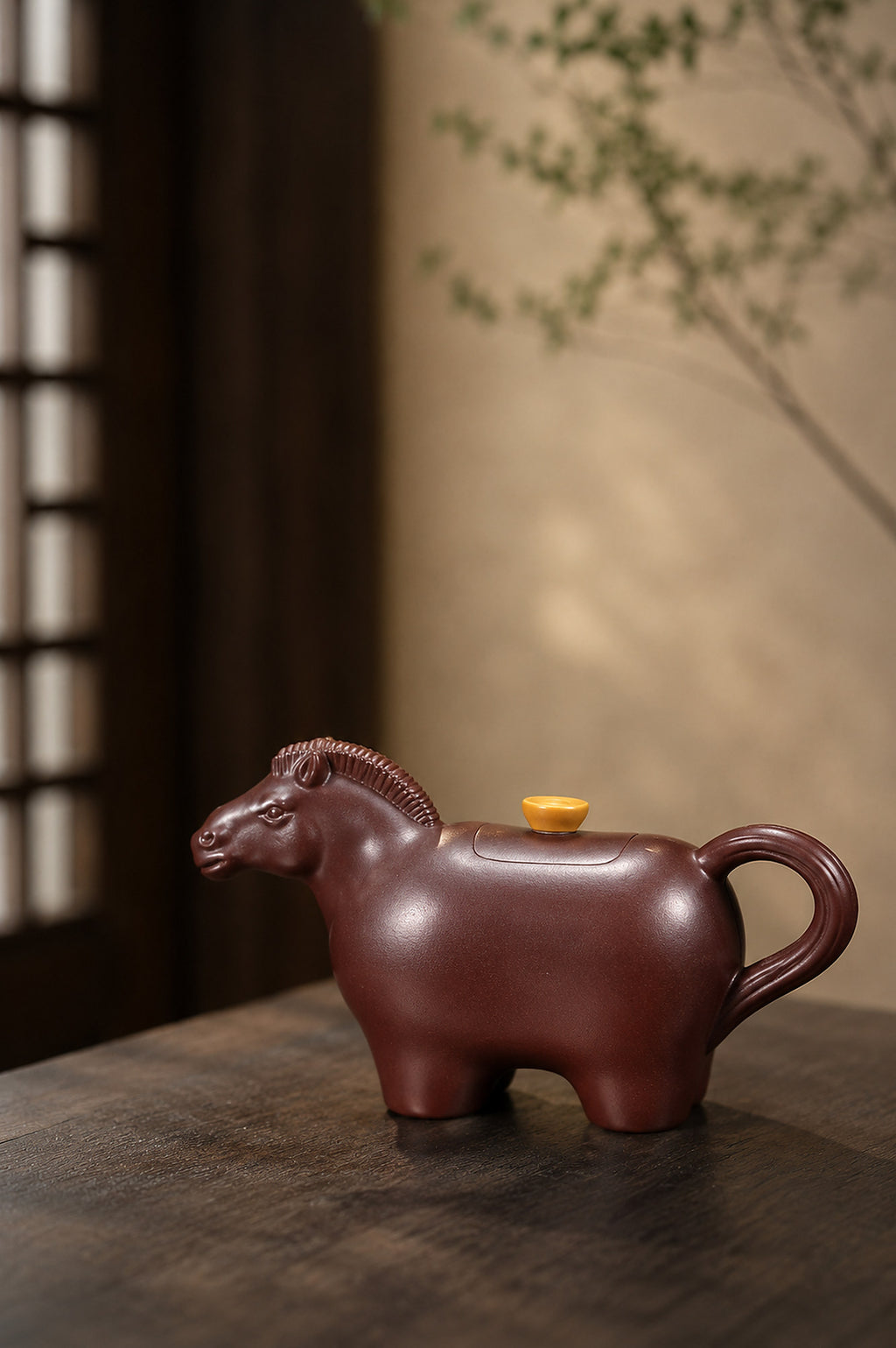 Product view 9 of 140ml Sculptural Form zisha teapot in Aged Zini Clay, No. 409
