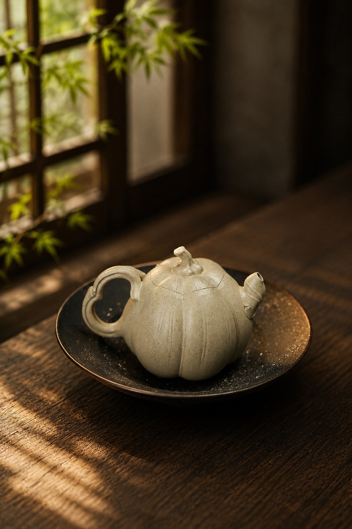 Product view 7 of 150ml Sculptural Form zisha teapot in Baiyu Duanni Clay, No. 282