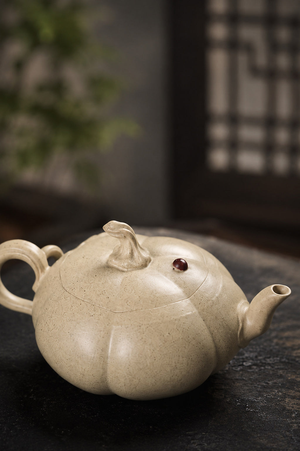 Product view 5 of 100ml Sculptural Form zisha teapot in Baiyu Duanni Clay, No. 431
