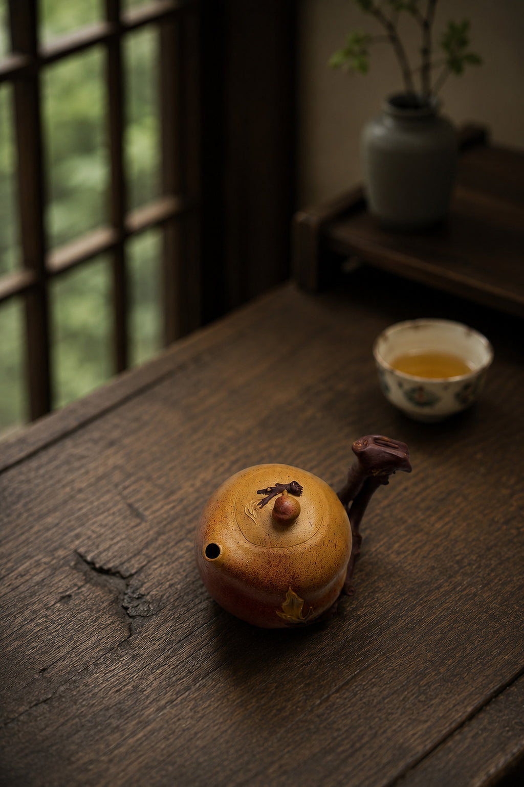 Product view 3 of 180ml Sculptural Form zisha teapot in Duanni and Zini Clay, No. 273