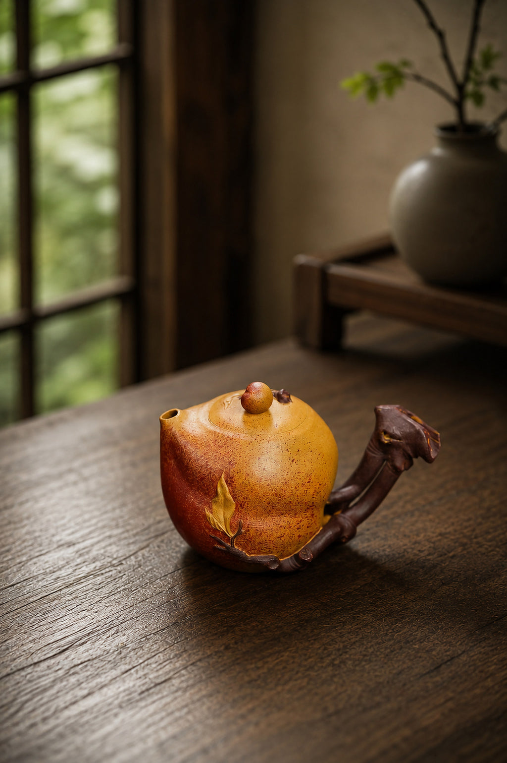 Product view 4 of 180ml Sculptural Form zisha teapot in Duanni and Zini Clay, No. 273