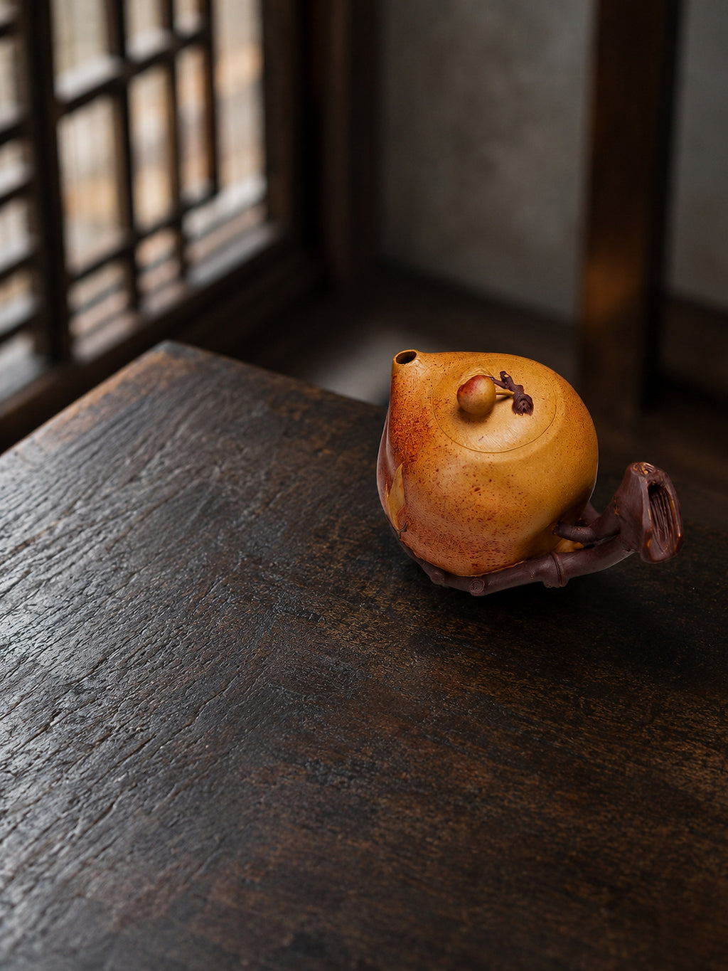 Product view 7 of 180ml Sculptural Form zisha teapot in Duanni and Zini Clay, No. 273