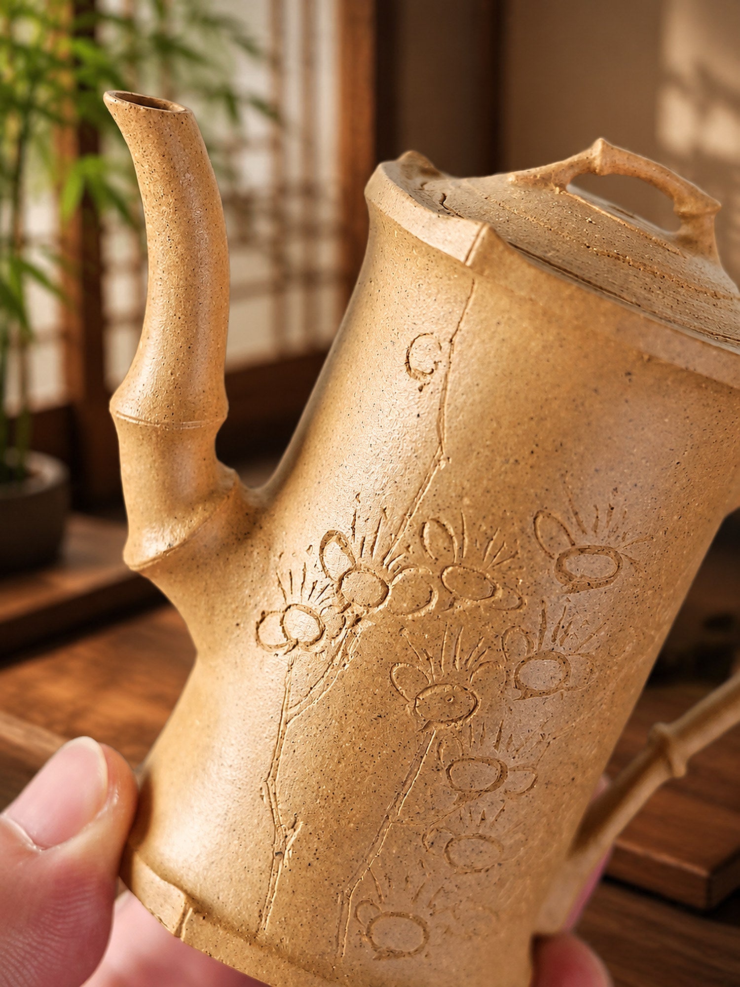 Product view 5 of 135ml Sculptural Form zisha teapot in Duanni Clay, No. 288