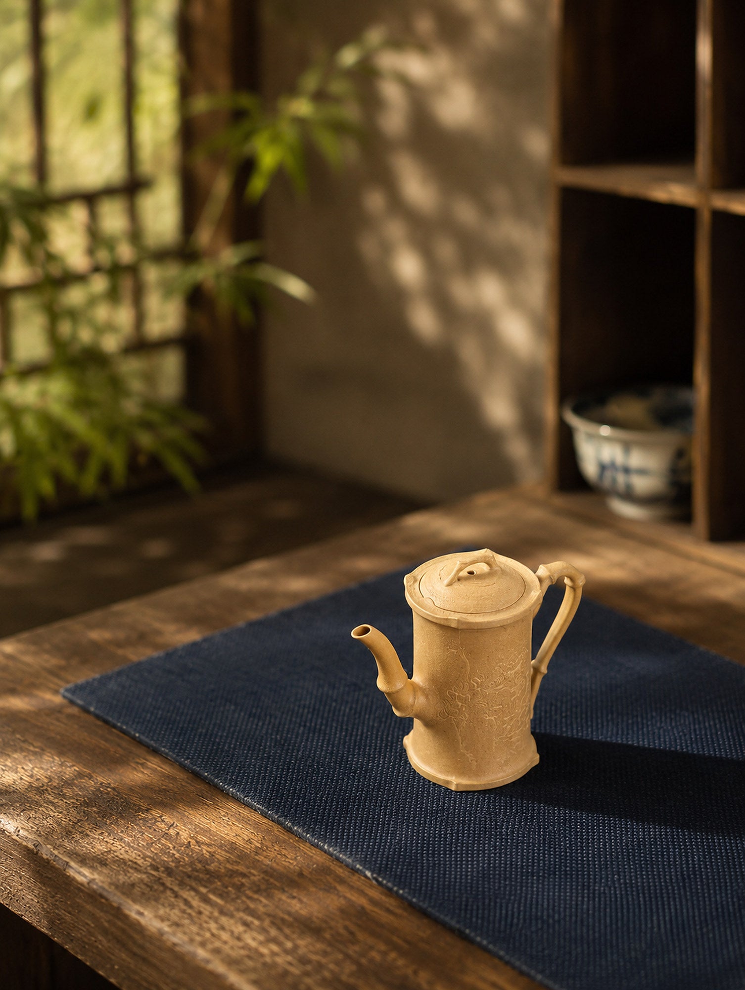 Product view 8 of 135ml Sculptural Form zisha teapot in Duanni Clay, No. 288