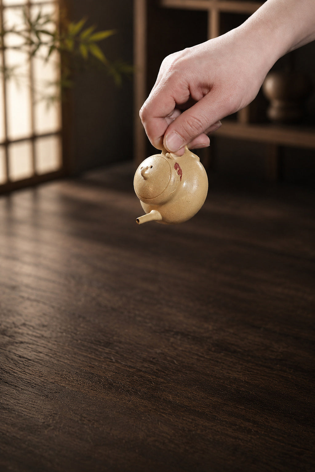 Product view 4 of 160ml Sculptural Form zisha teapot in Duanni Clay, No. 289