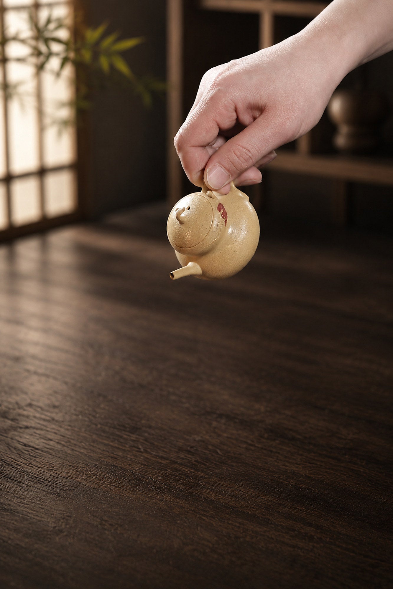 Product view 4 of 160ml Sculptural Form zisha teapot in Duanni Clay, No. 289