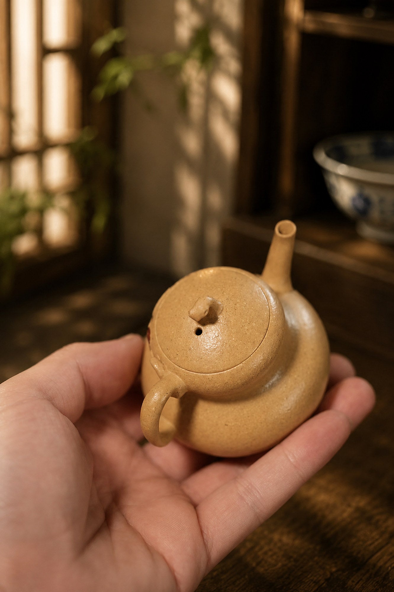 Product view 5 of 160ml Sculptural Form zisha teapot in Duanni Clay, No. 289