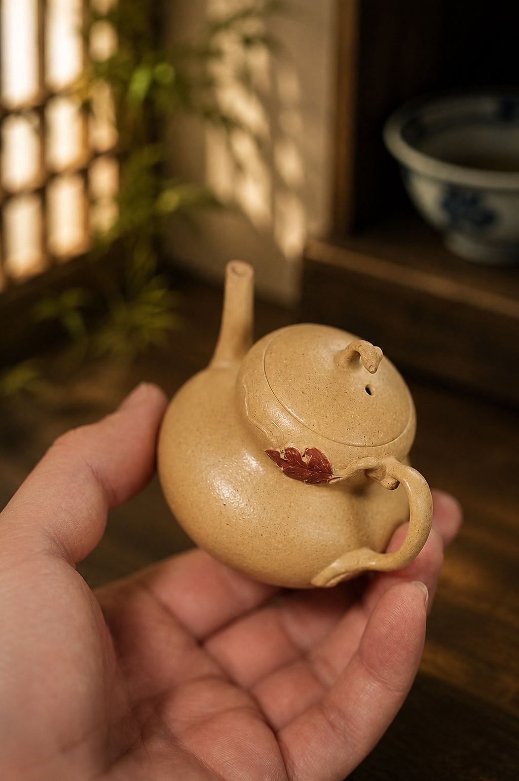 Product view 6 of 160ml Sculptural Form zisha teapot in Duanni Clay, No. 289