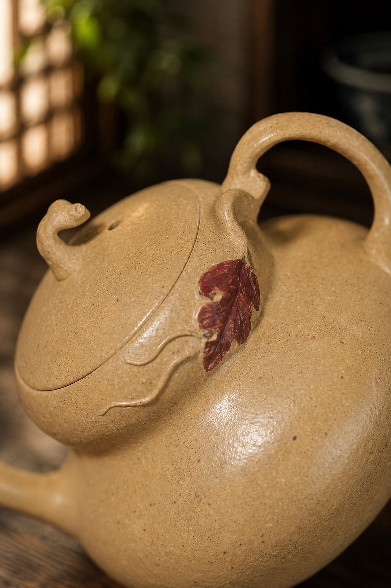 Product view 9 of 160ml Sculptural Form zisha teapot in Duanni Clay, No. 289