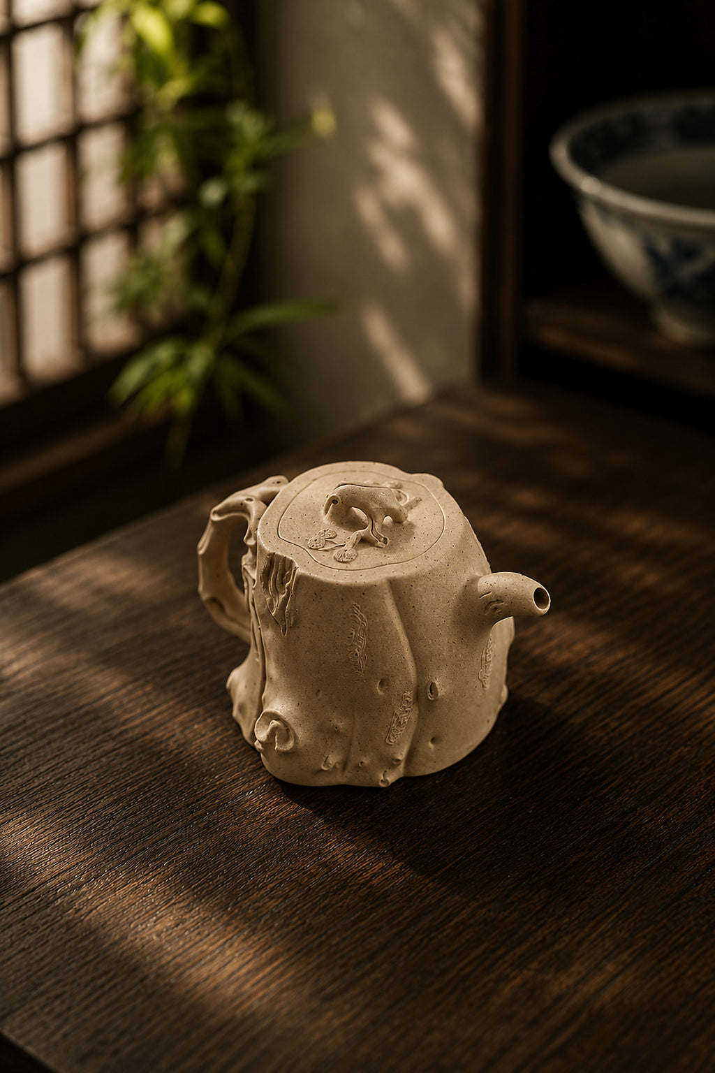 Product view 1 of 200ml Sculptural Form zisha teapot in Duanni Clay, No. 290