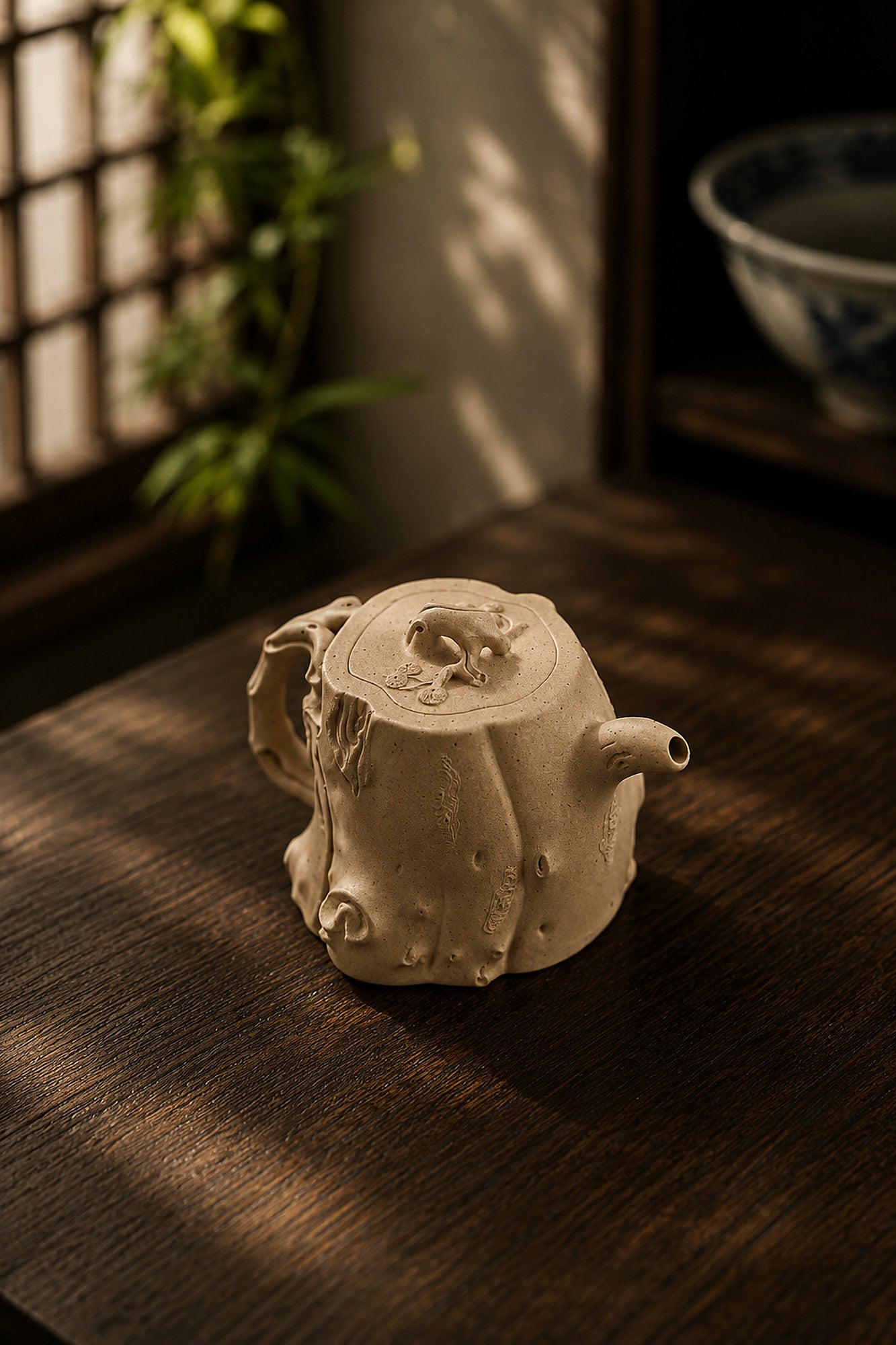 Product view 1 of 200ml Sculptural Form zisha teapot in Duanni Clay, No. 290