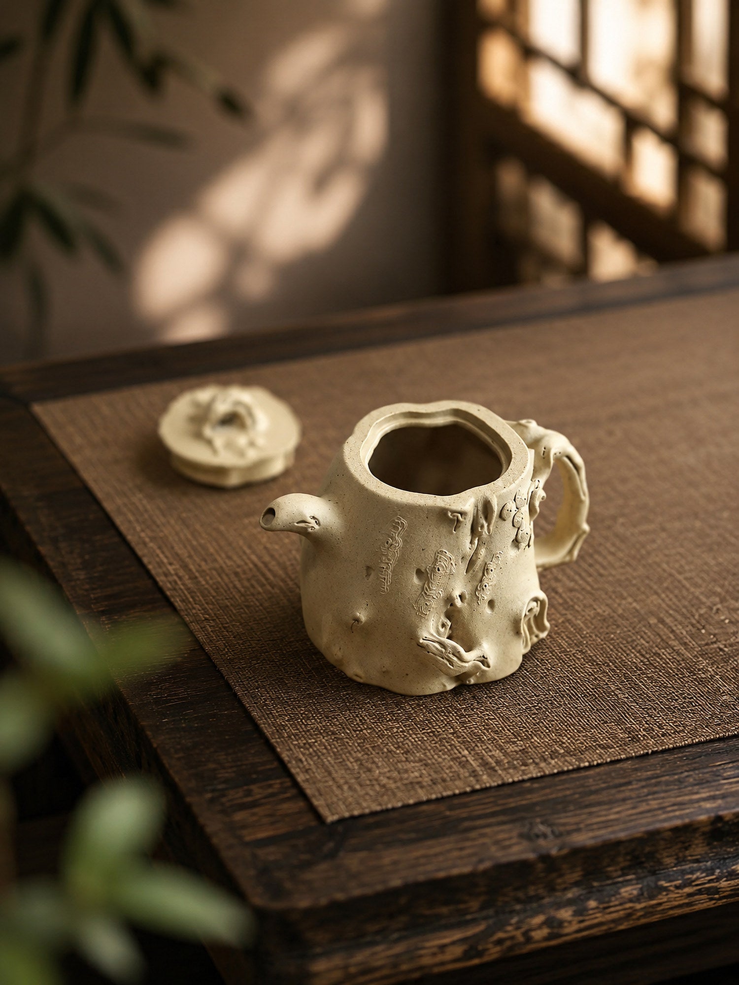 Product view 2 of 200ml Sculptural Form zisha teapot in Duanni Clay, No. 290
