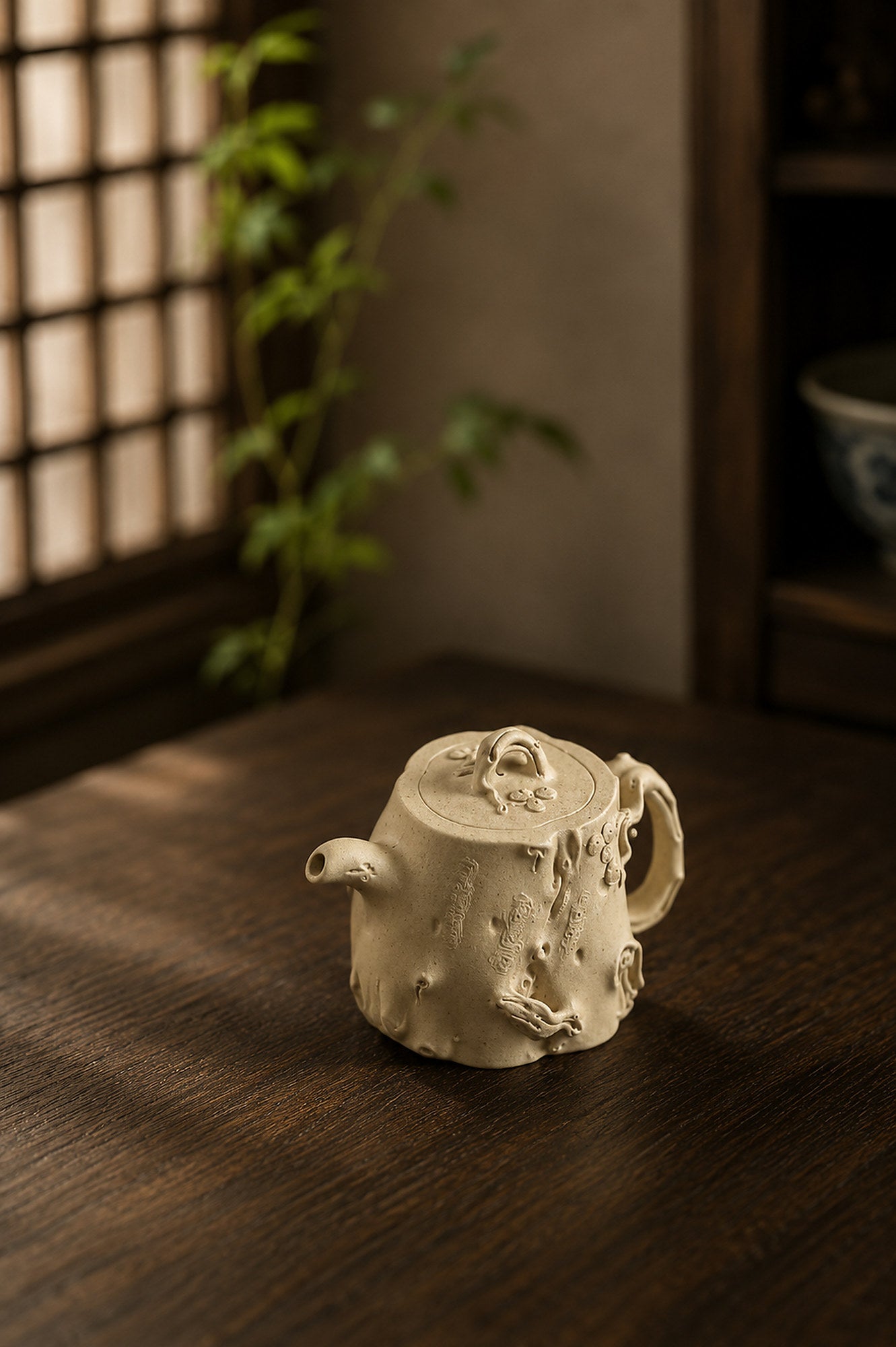 Product view 7 of 200ml Sculptural Form zisha teapot in Duanni Clay, No. 290