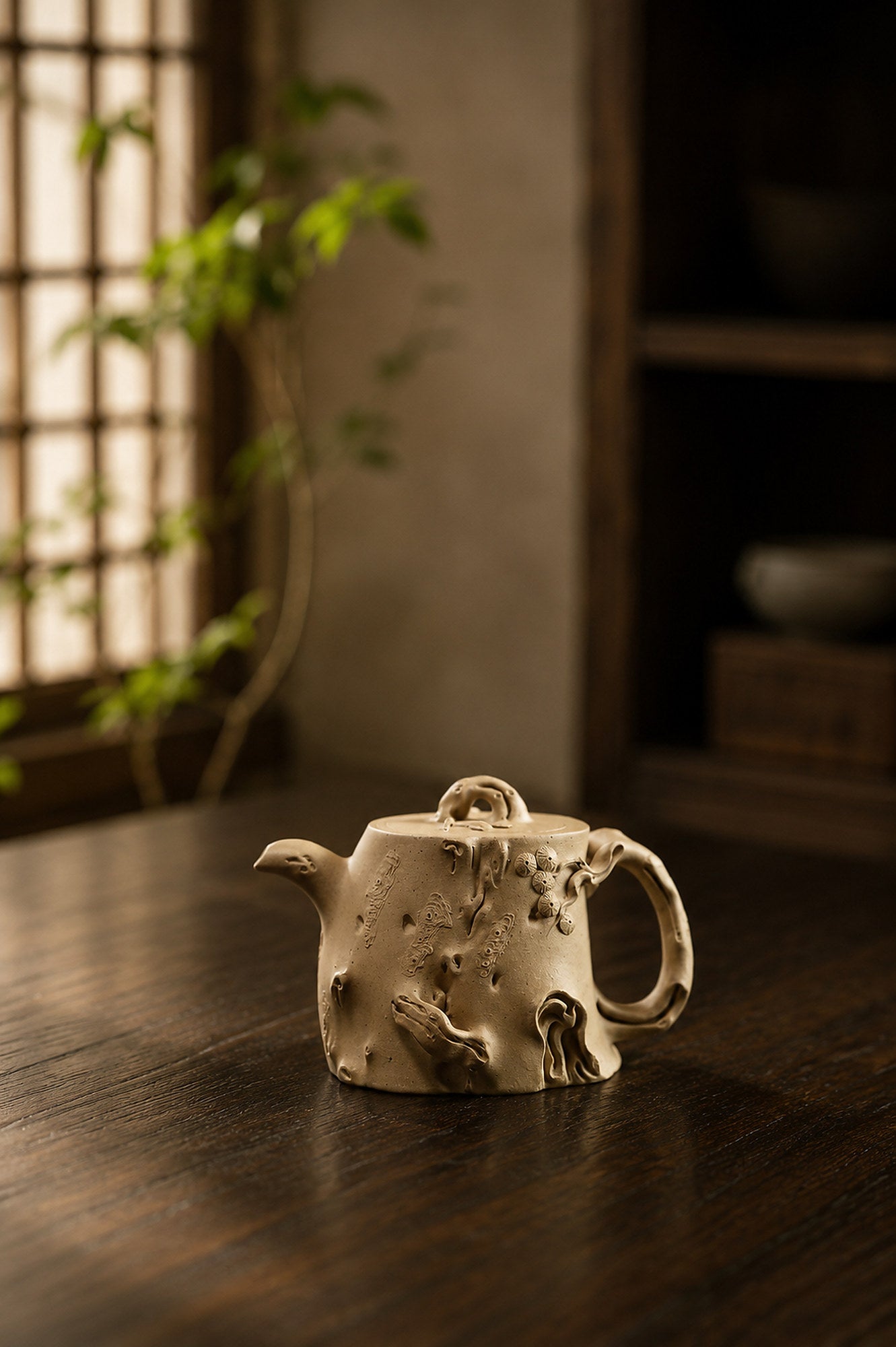 Product view 8 of 200ml Sculptural Form zisha teapot in Duanni Clay, No. 290