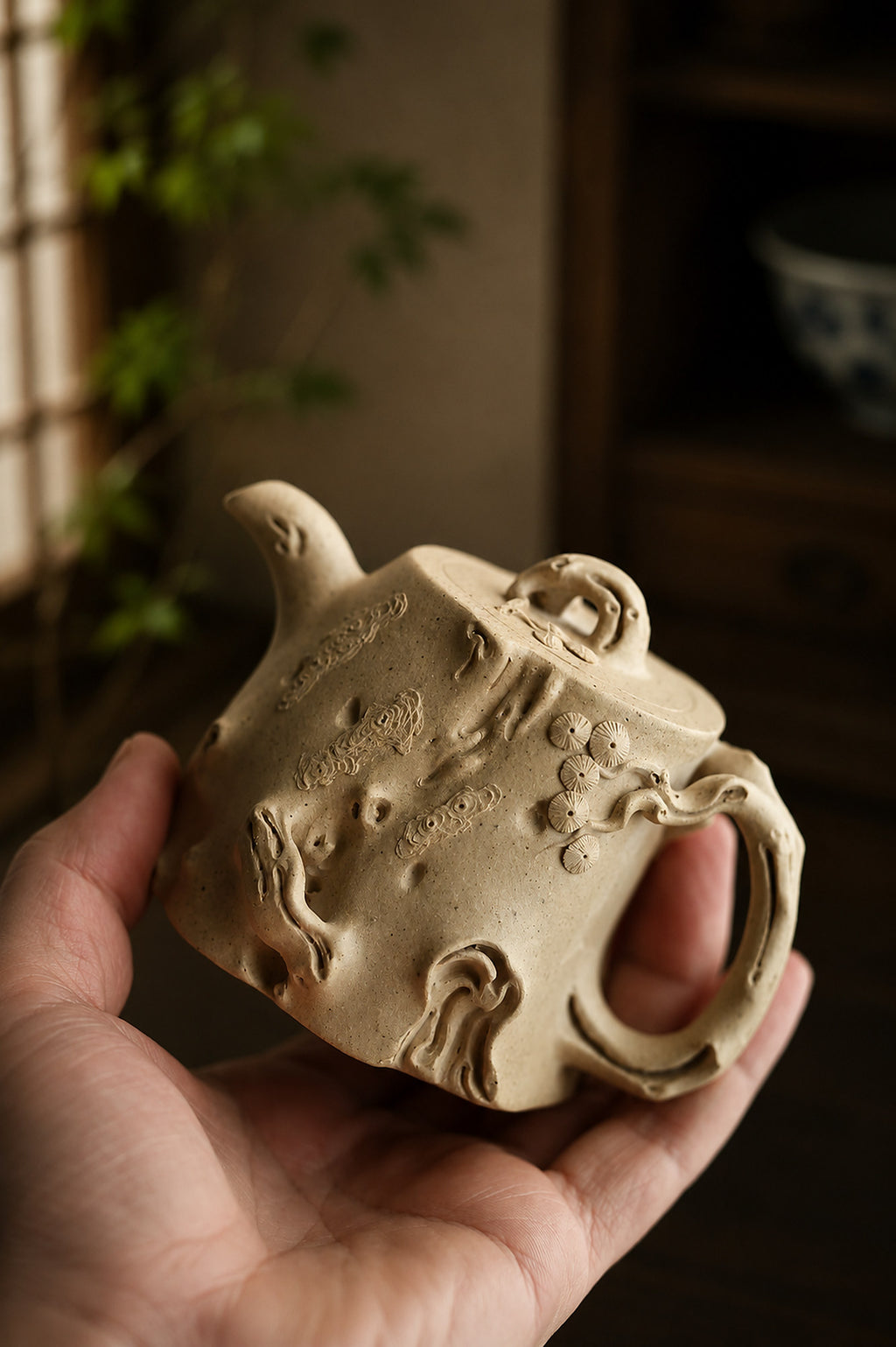 Product view 9 of 200ml Sculptural Form zisha teapot in Duanni Clay, No. 290
