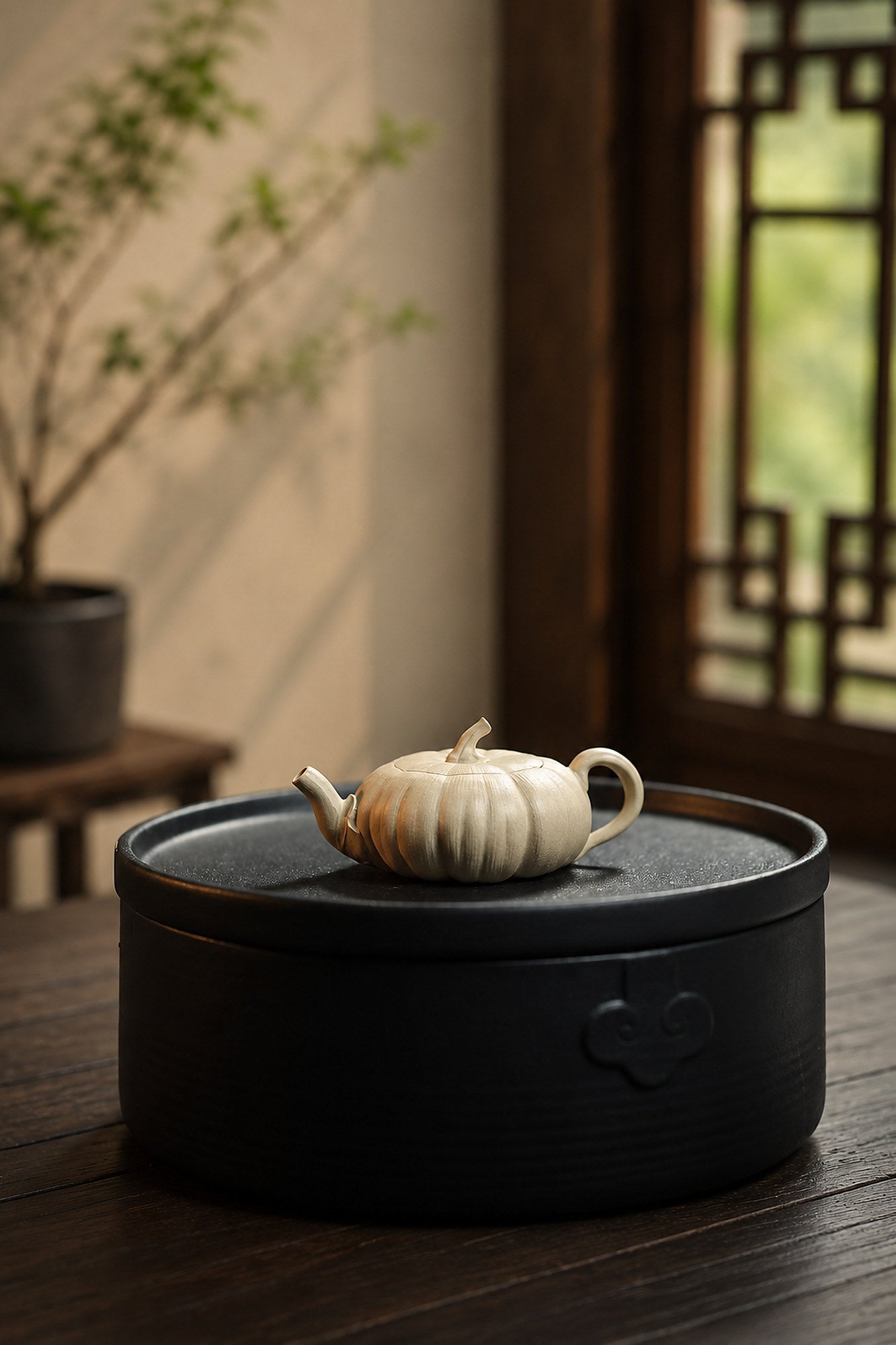 Product view 4 of 70ml Sculptural Form zisha teapot in Duanni Clay, No. 294