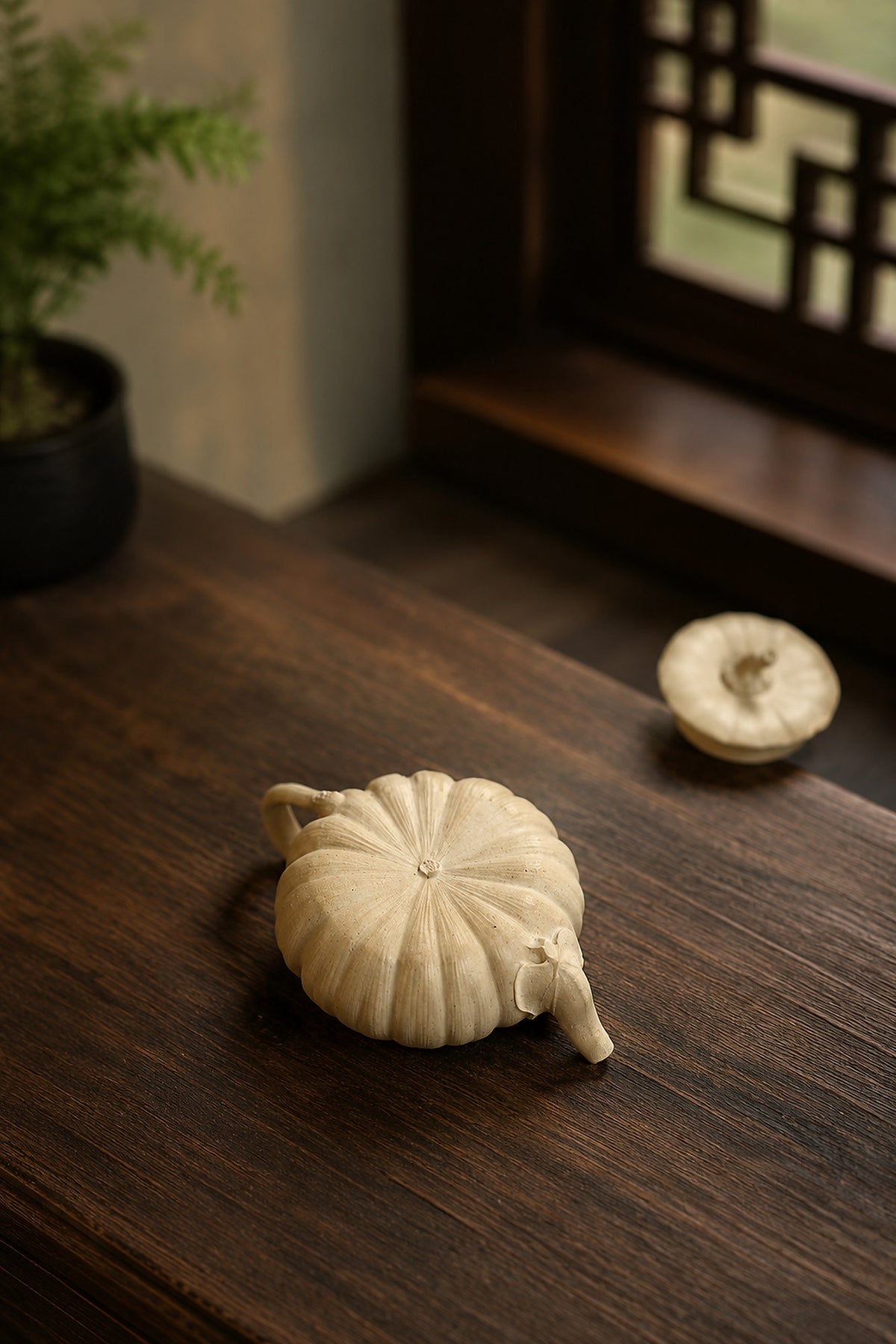 Product view 6 of 70ml Sculptural Form zisha teapot in Duanni Clay, No. 294