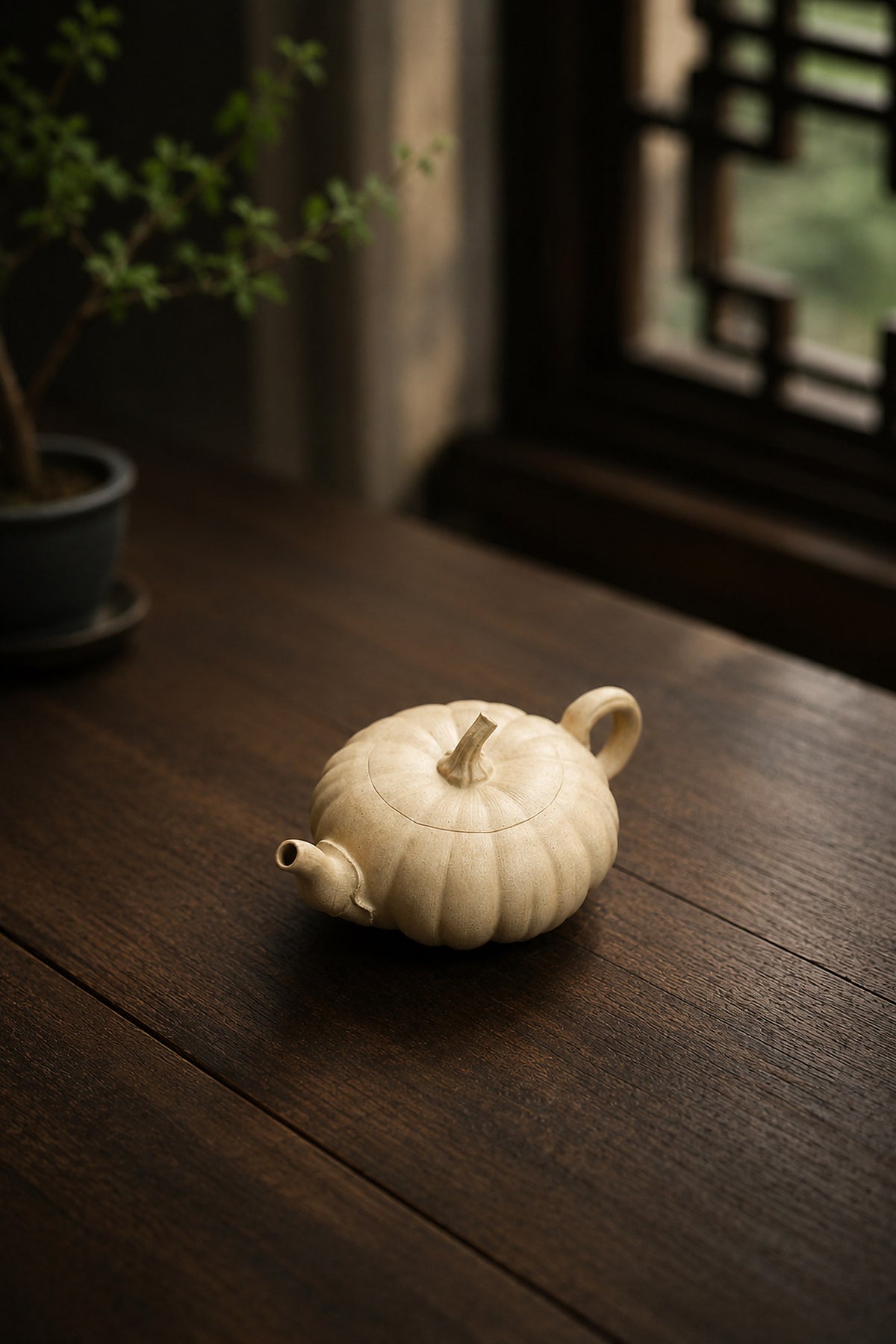 Product view 7 of 70ml Sculptural Form zisha teapot in Duanni Clay, No. 294