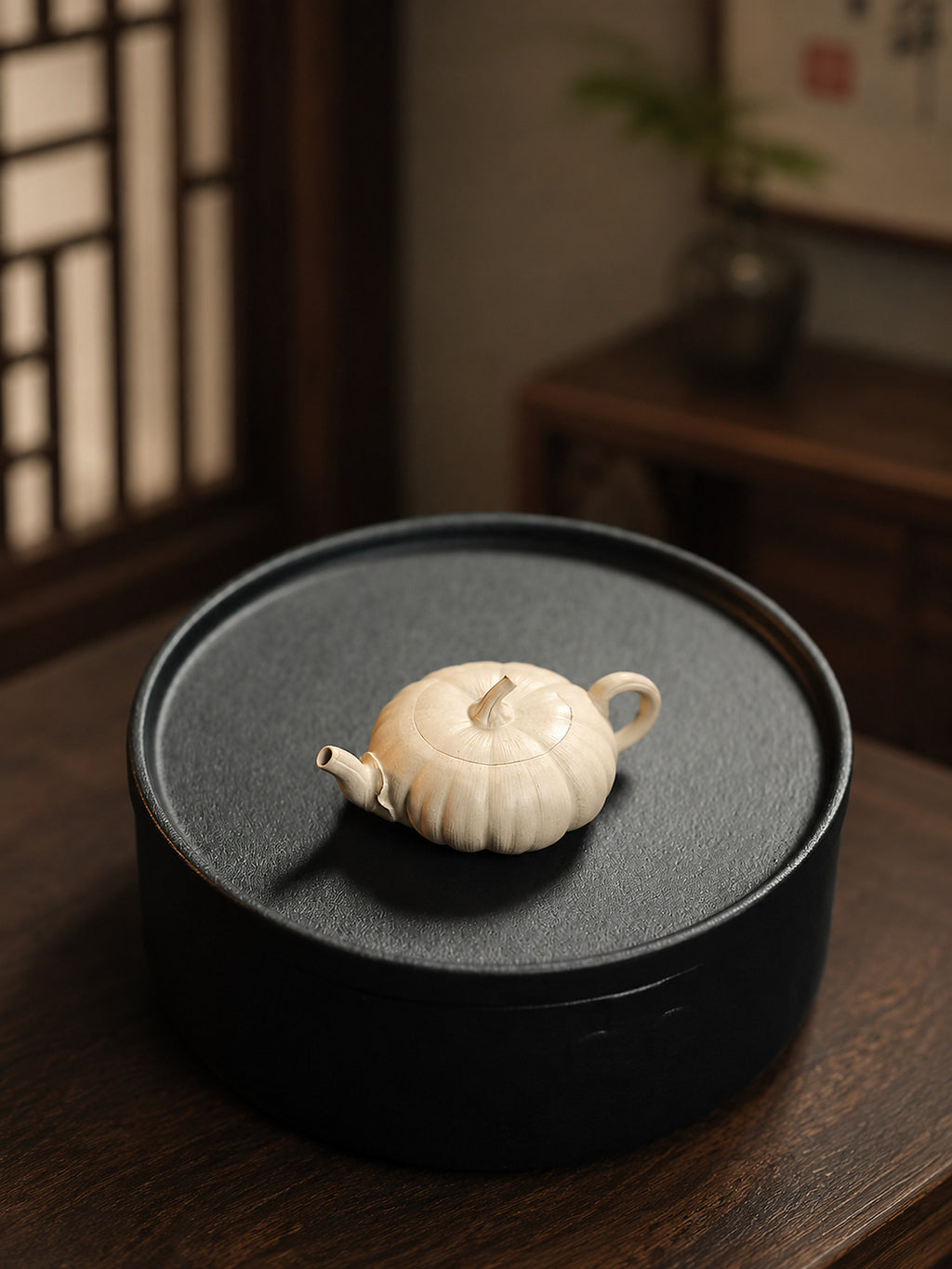 Product view 9 of 70ml Sculptural Form zisha teapot in Duanni Clay, No. 294