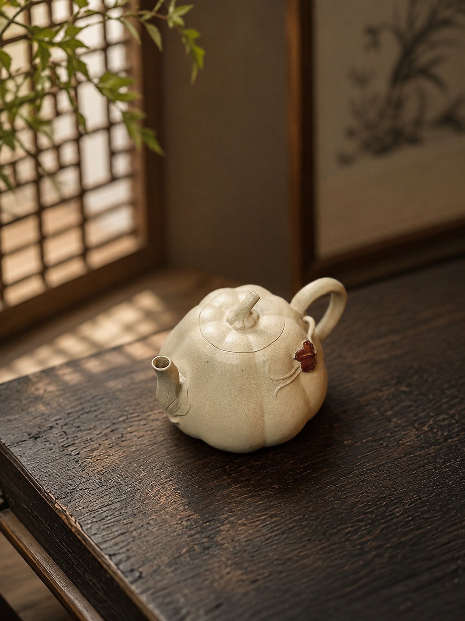 Product view 1 of 100ml Sculptural Form zisha teapot in Duanni Clay, No. 296