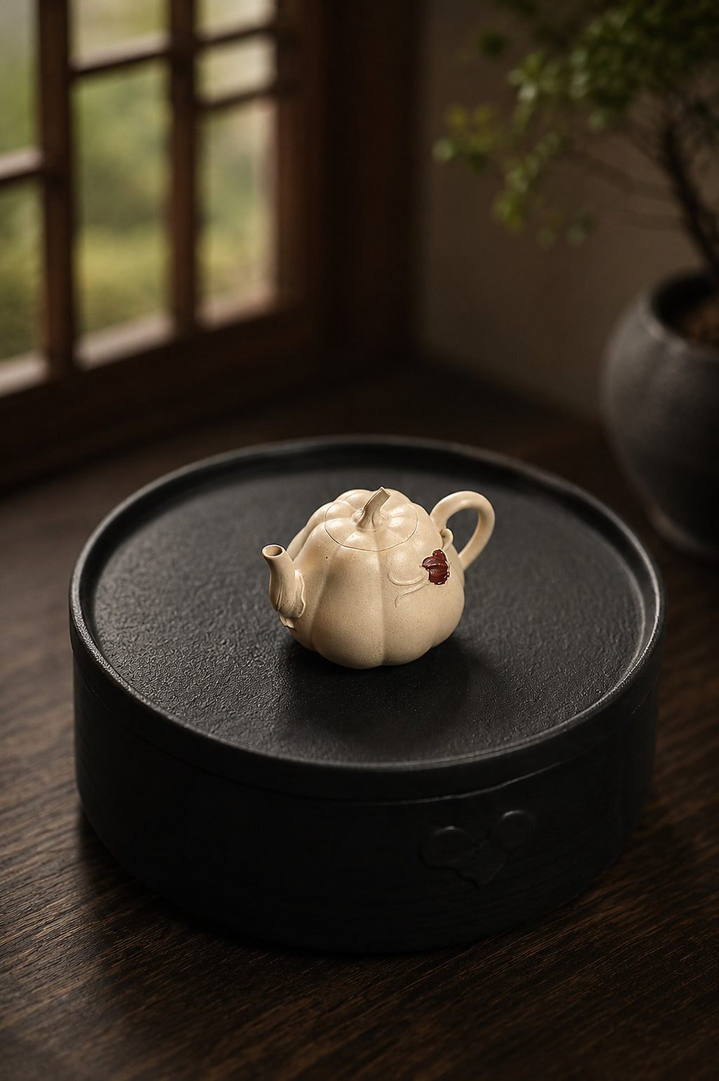Product view 4 of 100ml Sculptural Form zisha teapot in Duanni Clay, No. 296