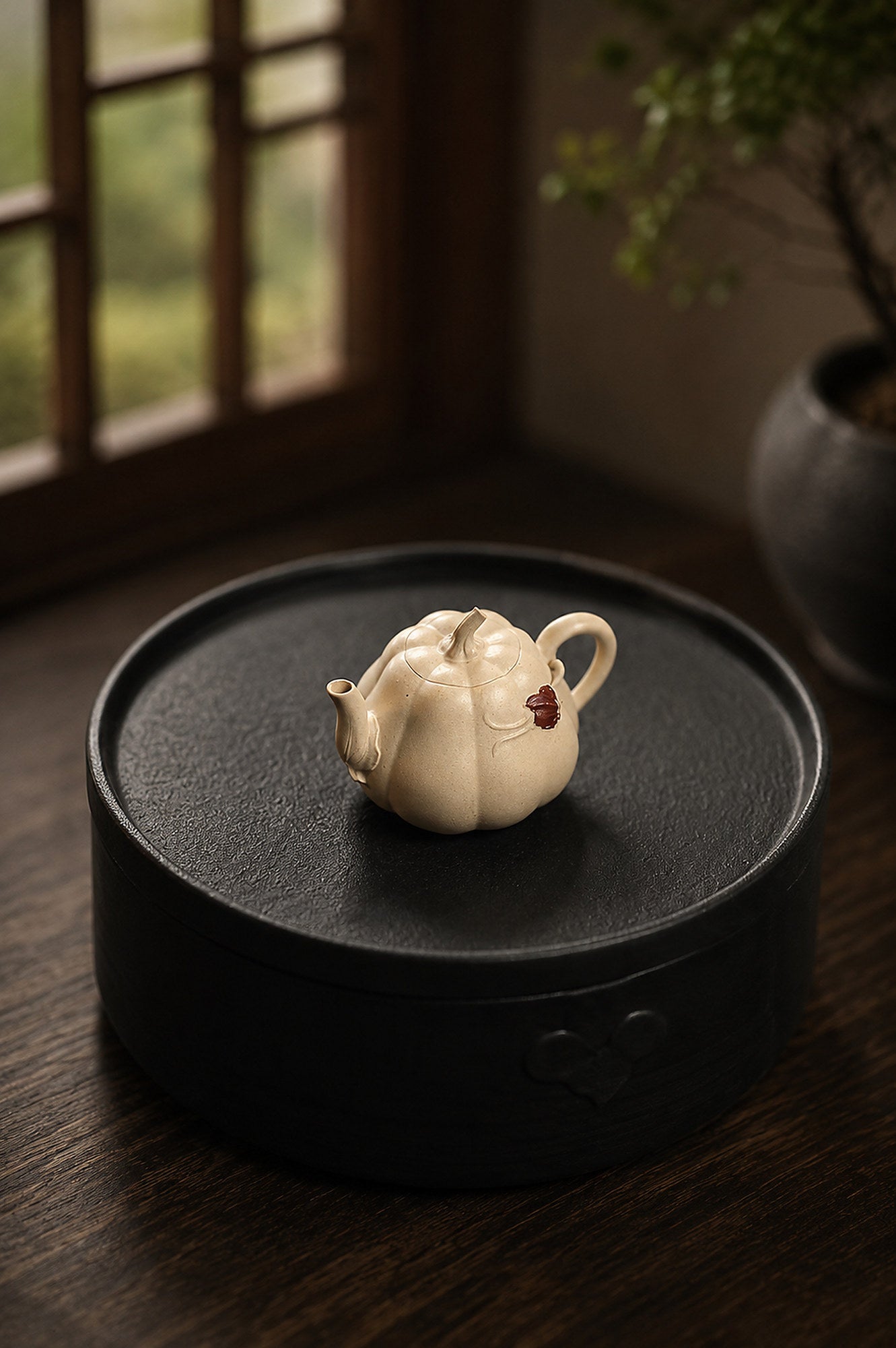 Product view 4 of 100ml Sculptural Form zisha teapot in Duanni Clay, No. 296