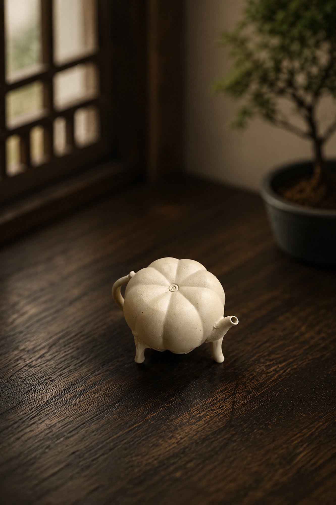 Product view 5 of 100ml Sculptural Form zisha teapot in Duanni Clay, No. 296