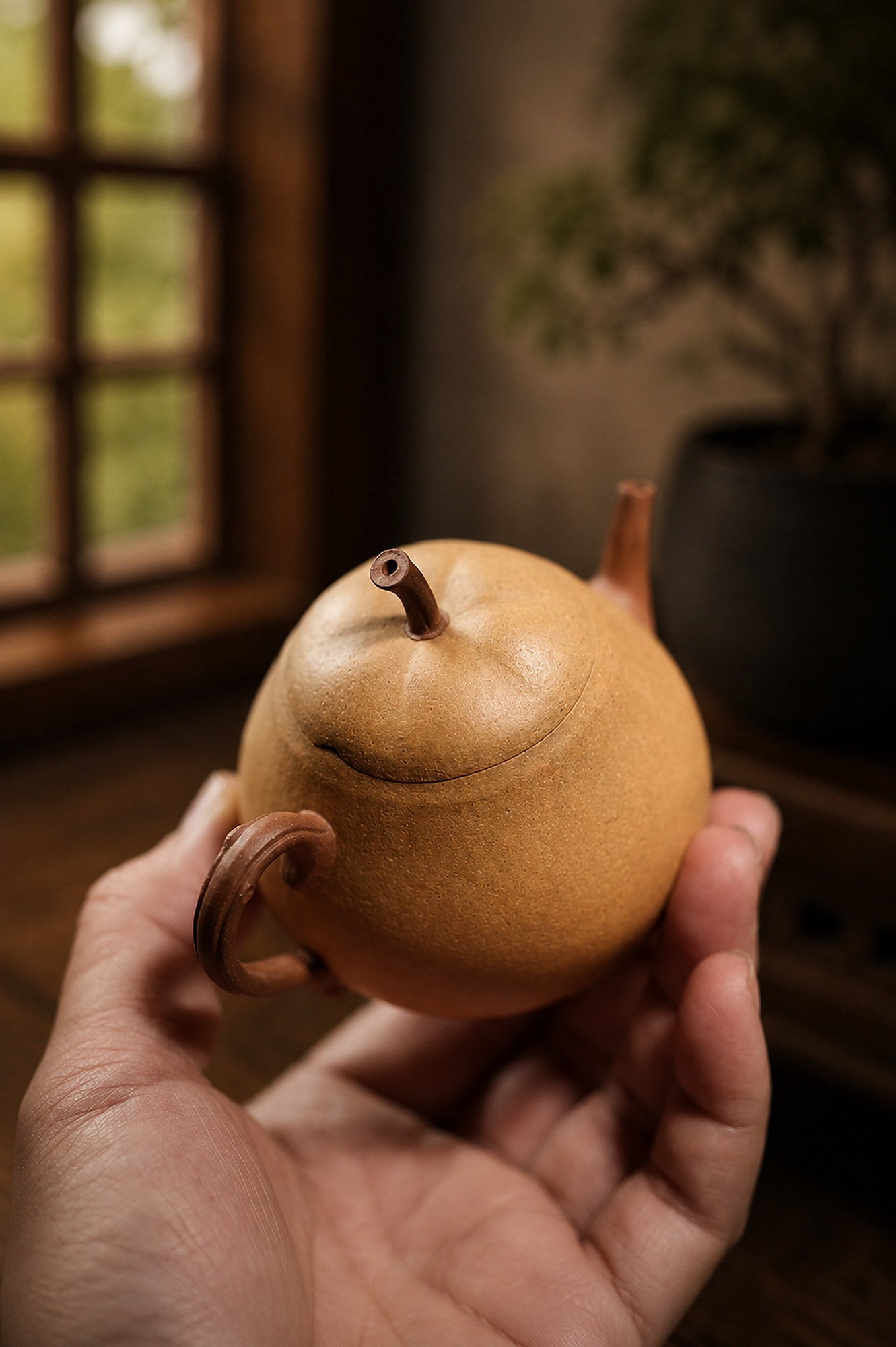 Product view 1 of 160ml Sculptural Form zisha teapot in Duanni Clay, No. 300